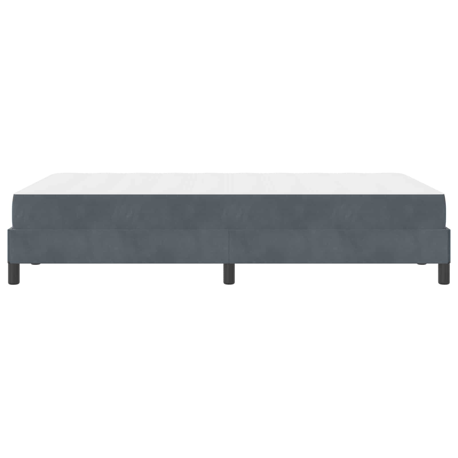 Boxspringbed met matras Donkergrijs 120 x 190 cm Stof is nu te koop bij PeponiXL, paradijselijk wonen!