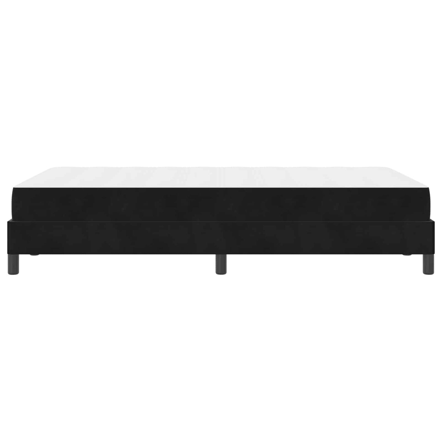 Boxspringbed met matras Zwart 120 x 190 cm Stof is nu te koop bij PeponiXL, paradijselijk wonen!