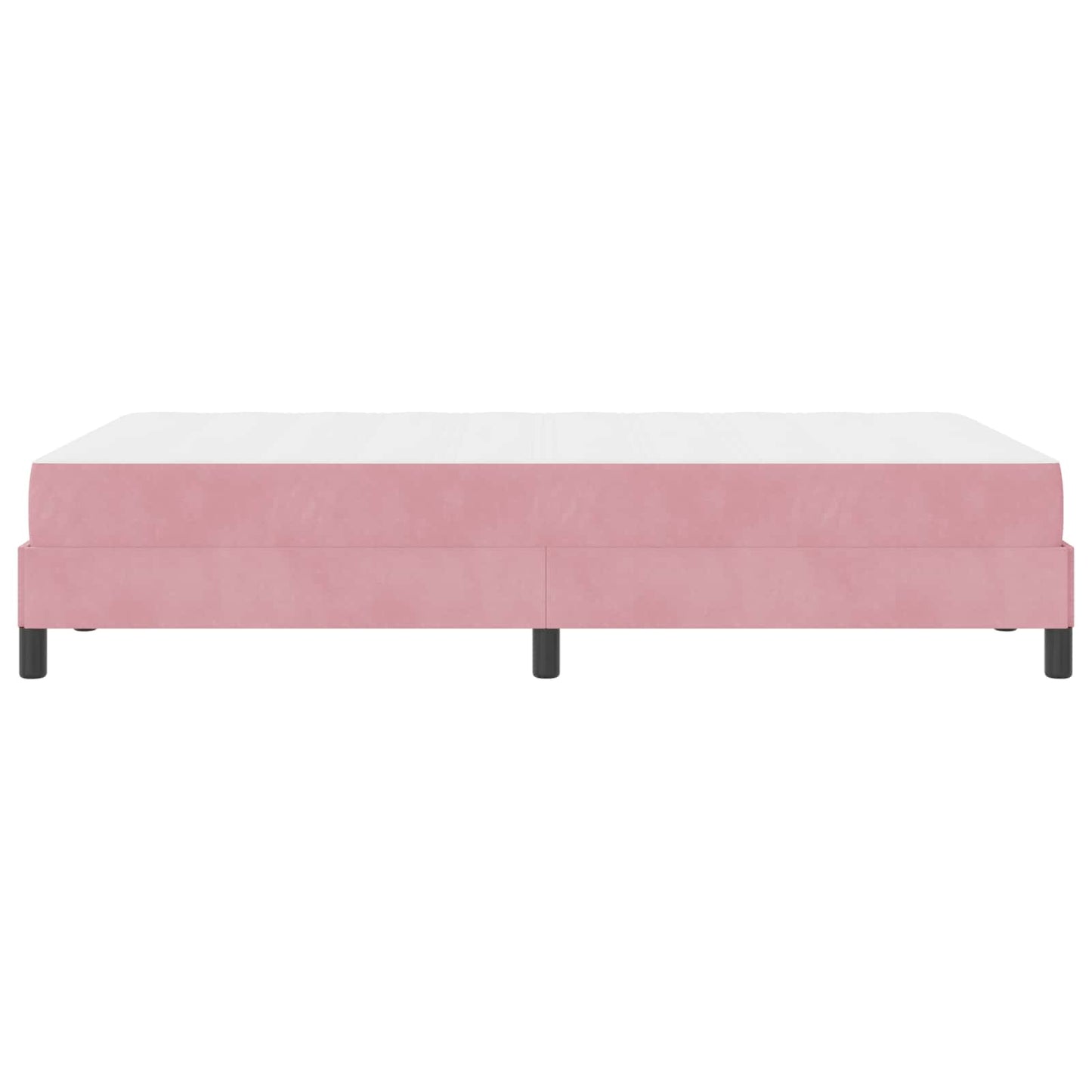 Boxspringbed met matras Roze 120 x 190 cm Stof is nu te koop bij PeponiXL, paradijselijk wonen!