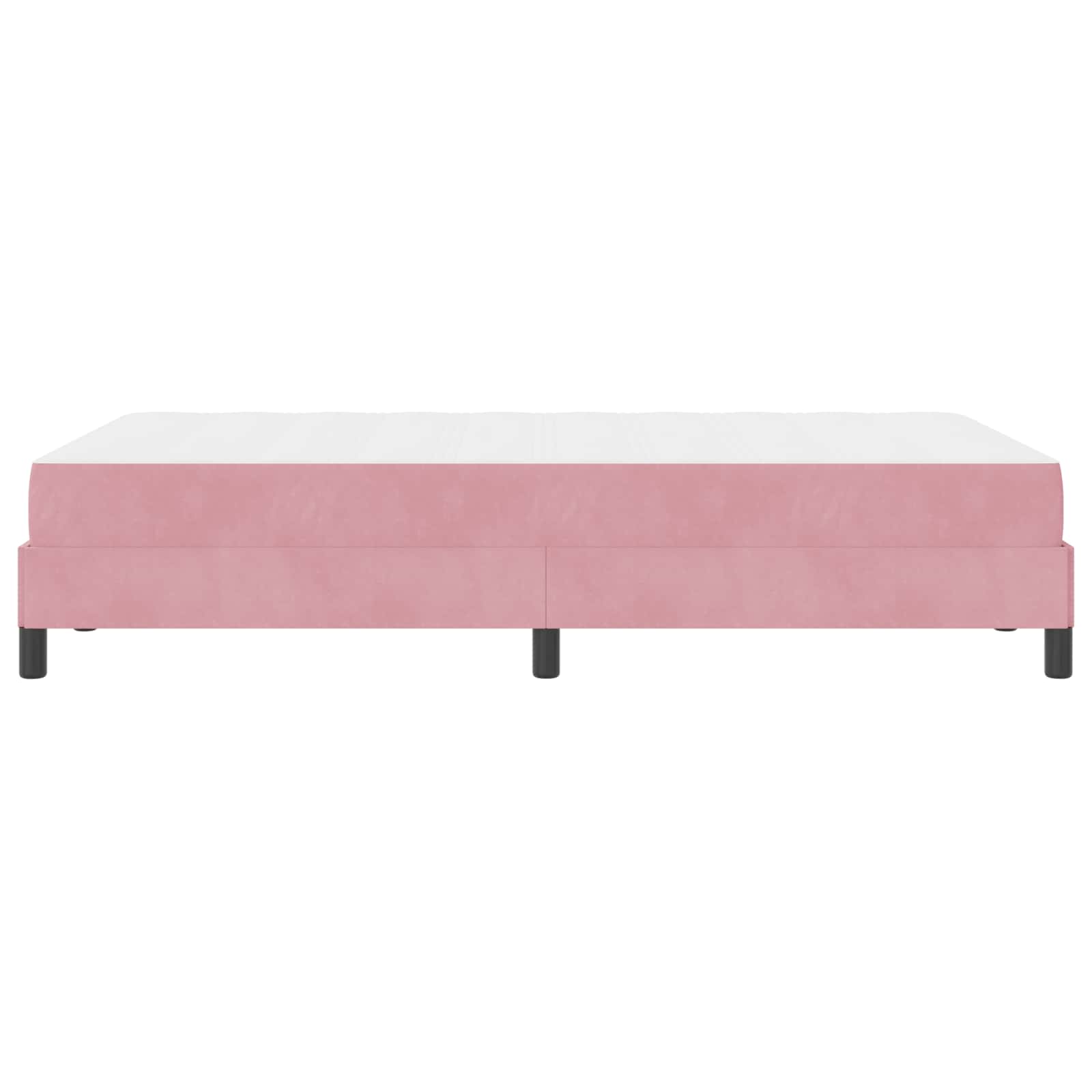 Boxspringbed met matras Roze 120 x 190 cm Stof is nu te koop bij PeponiXL, paradijselijk wonen!