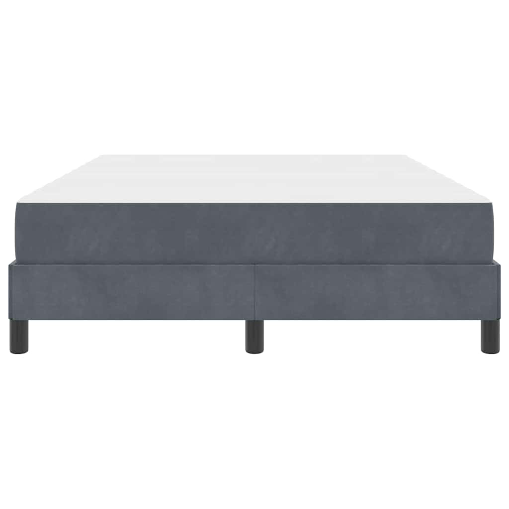 Boxspringbed met matras Donkergrijs 160 x 200 cm Stof is nu te koop bij PeponiXL, paradijselijk wonen!