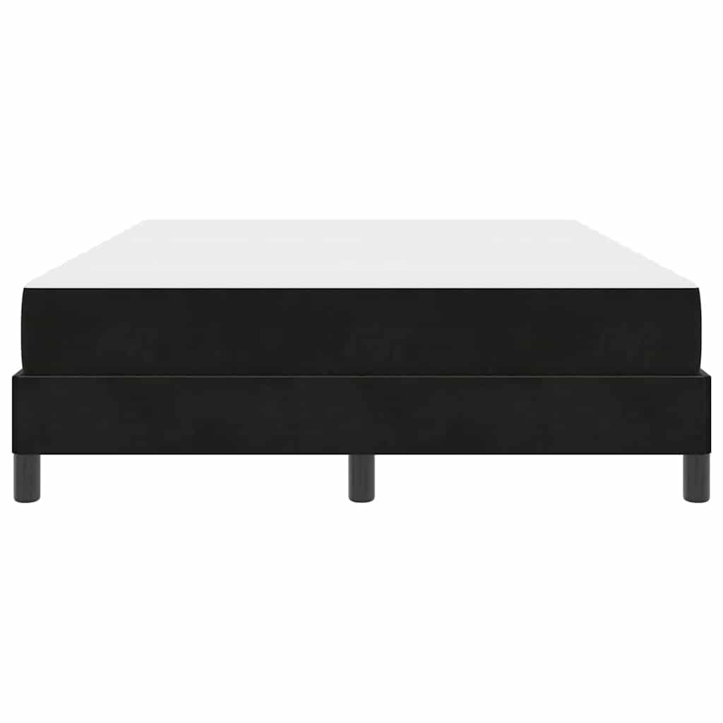 Boxspringbed met matras Zwart 160 x 200 cm Stof is nu te koop bij PeponiXL, paradijselijk wonen!