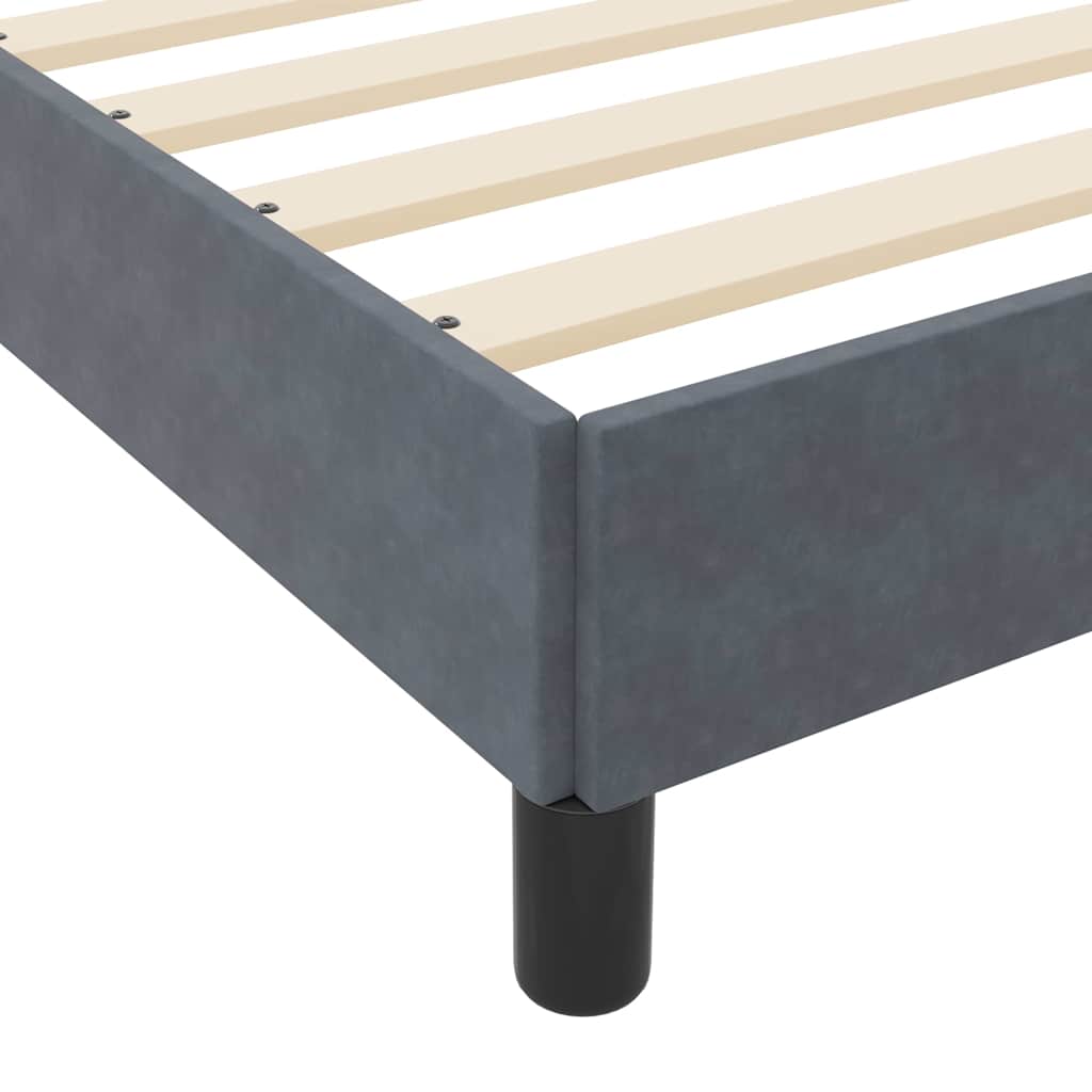 Boxspringbed met matras Donkergrijs 180 x 200 cm Stof is nu te koop bij PeponiXL, paradijselijk wonen!