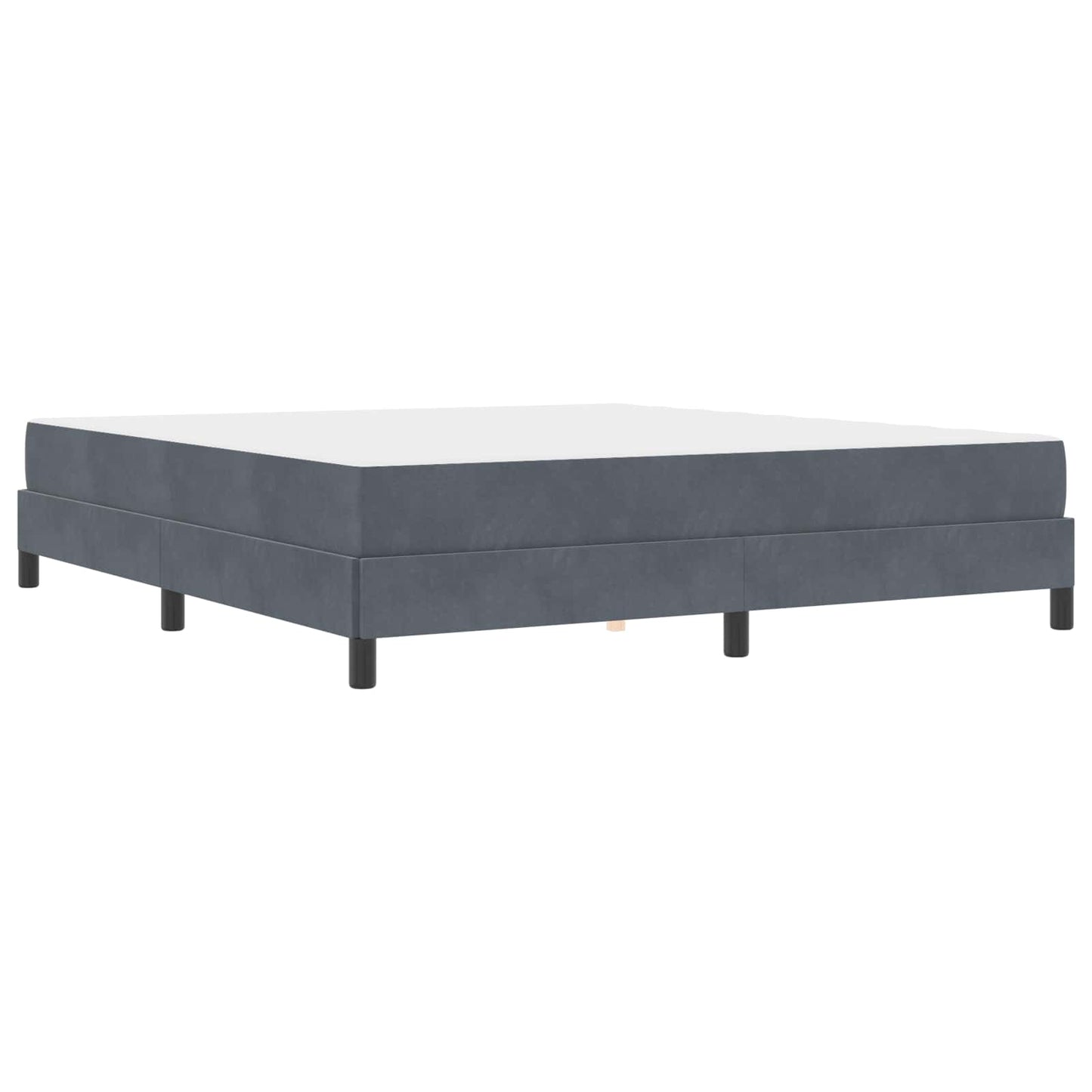 Boxspringbed met matras Donkergrijs 180 x 200 cm Stof is nu te koop bij PeponiXL, paradijselijk wonen!