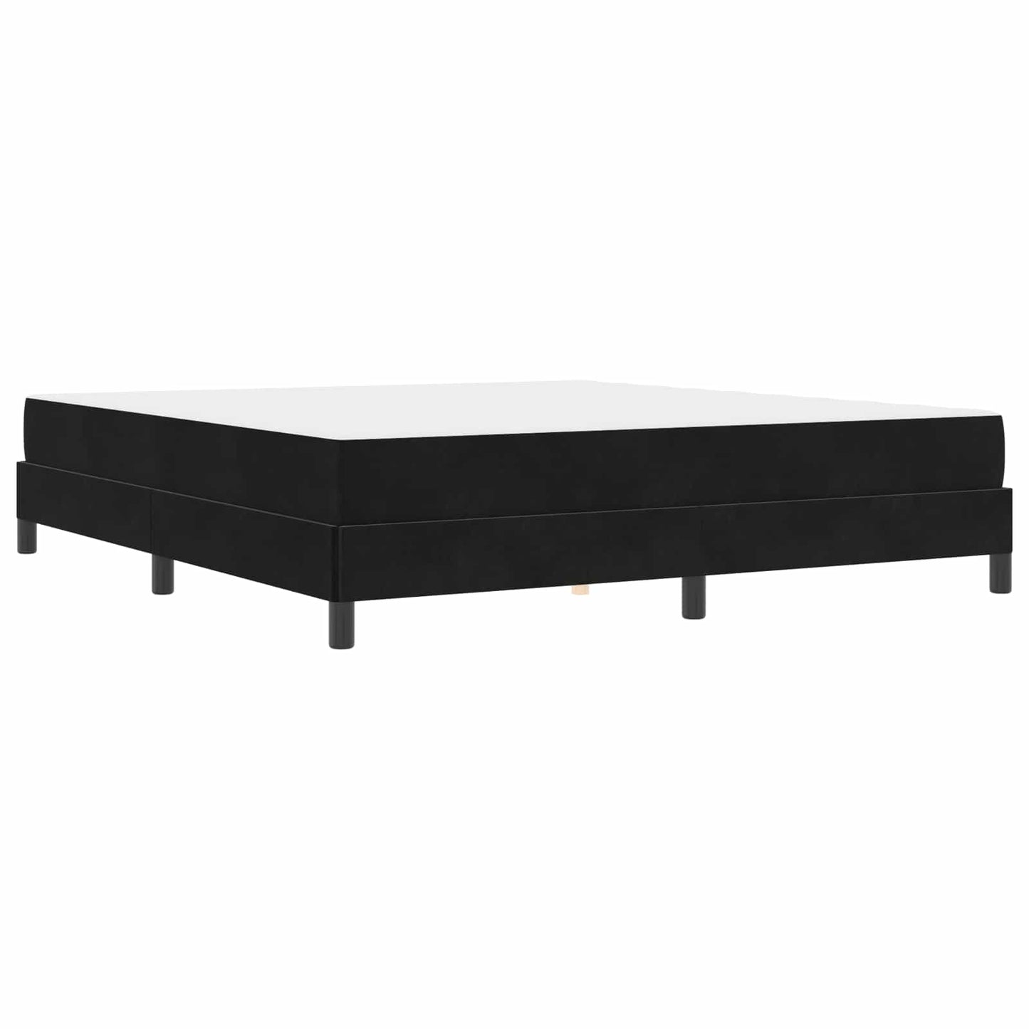 Boxspringbed met matras Zwart 180 x 200 cm Stof is nu te koop bij PeponiXL, paradijselijk wonen!