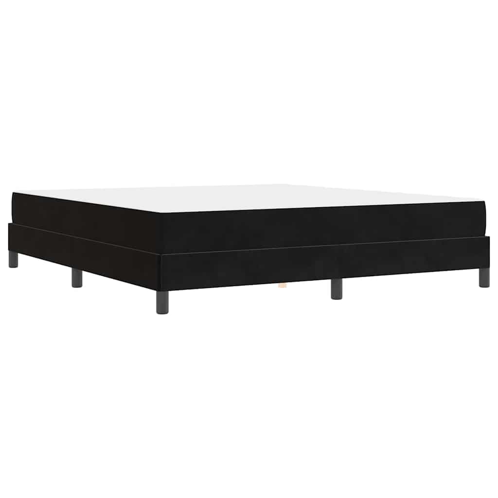 Boxspringbed met matras Zwart 180 x 200 cm Stof is nu te koop bij PeponiXL, paradijselijk wonen!