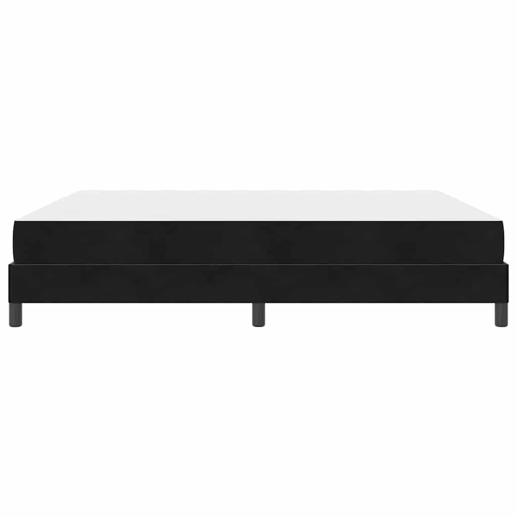 Boxspringbed met matras Zwart 180 x 200 cm Stof is nu te koop bij PeponiXL, paradijselijk wonen!