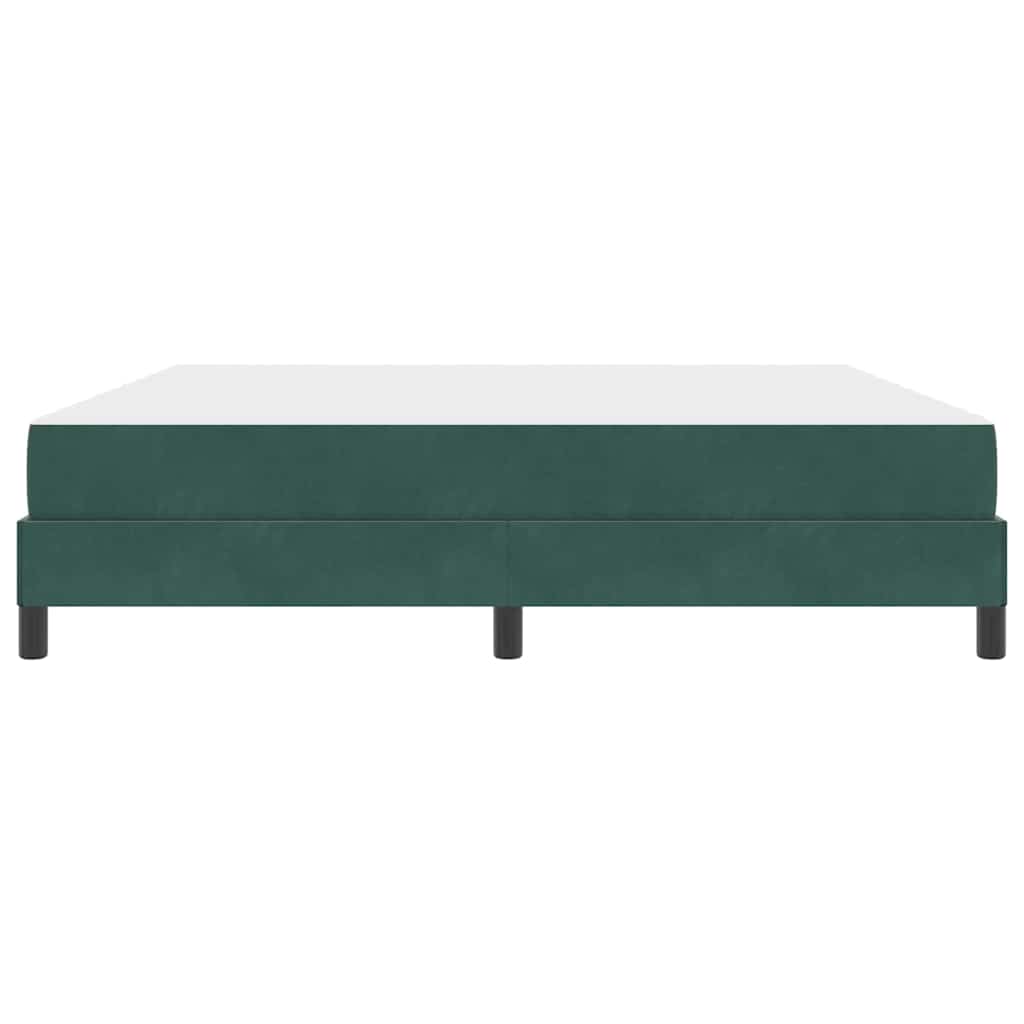 Boxspringbed met matras Donkergroen 180 x 200 cm Stof is nu te koop bij PeponiXL, paradijselijk wonen!