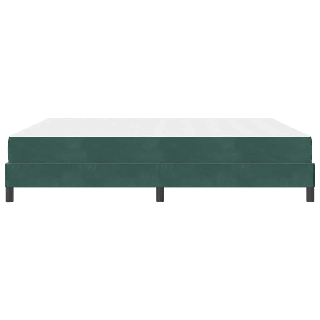 Boxspringbed met matras Donkergroen 180 x 200 cm Stof is nu te koop bij PeponiXL, paradijselijk wonen!