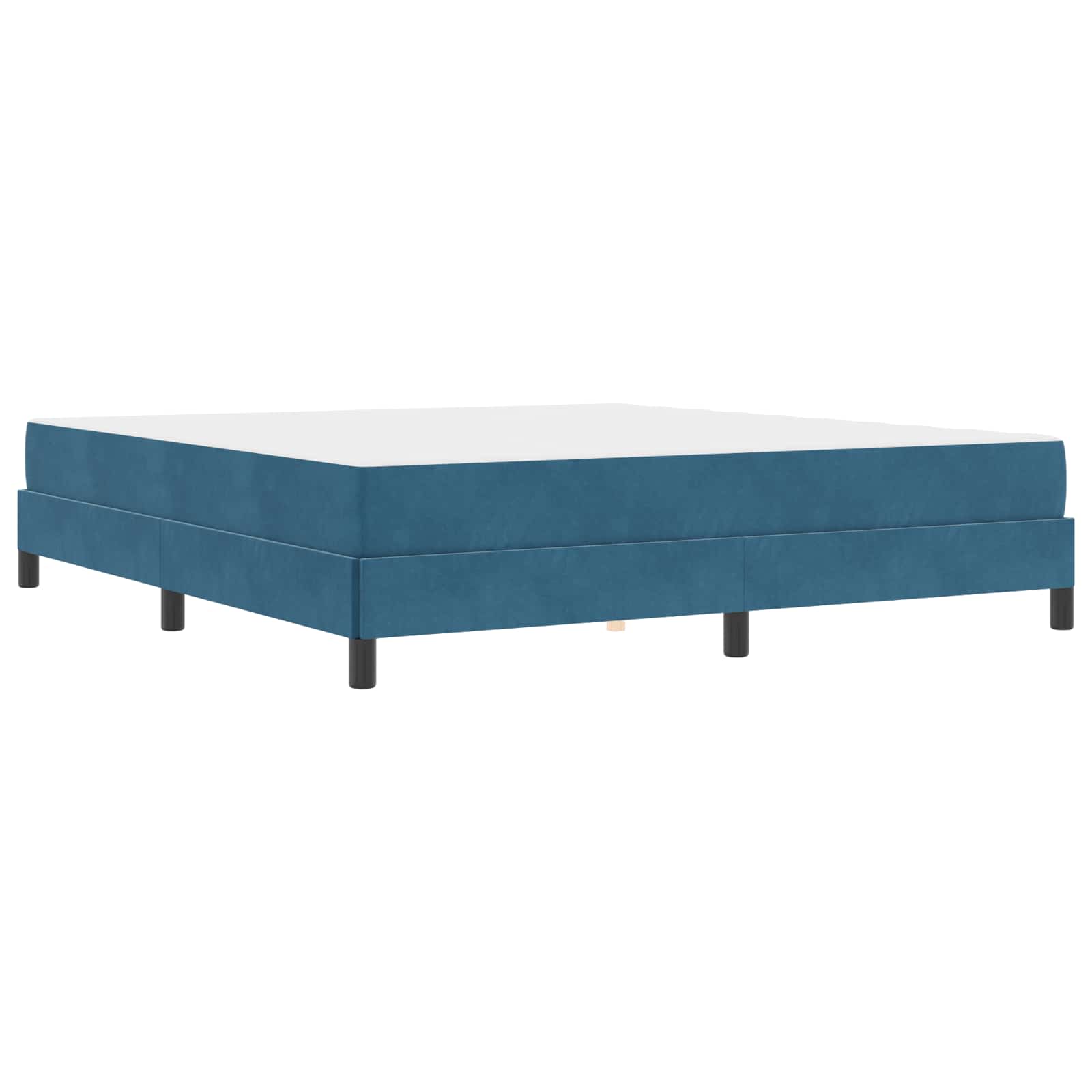 Boxspringbed met matras Donkerblauw 180 x 200 cm Stof is nu te koop bij PeponiXL, paradijselijk wonen!