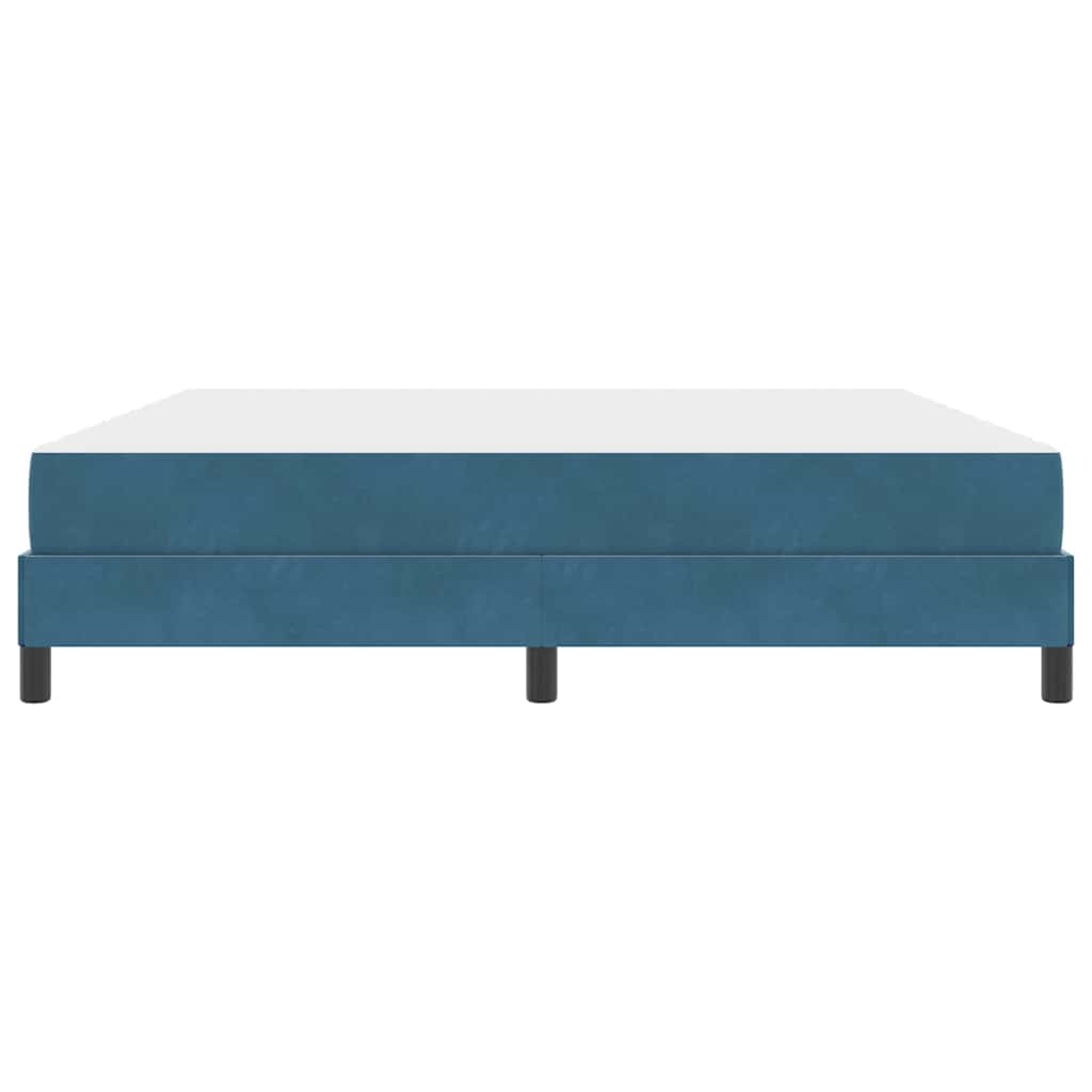 Boxspringbed met matras Donkerblauw 180 x 200 cm Stof is nu te koop bij PeponiXL, paradijselijk wonen!