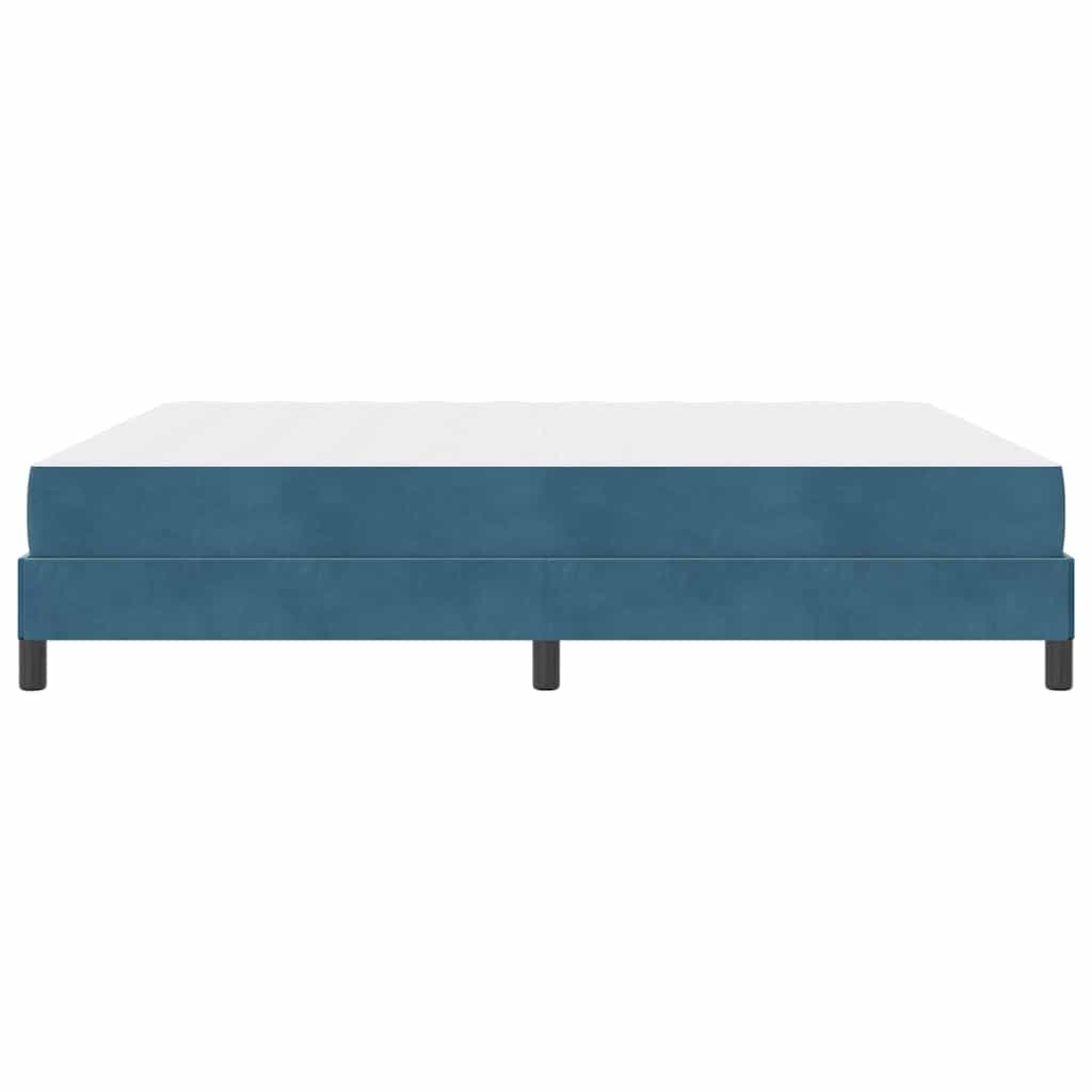 Boxspringbed met matras Donkerblauw 180 x 200 cm Stof is nu te koop bij PeponiXL, paradijselijk wonen!