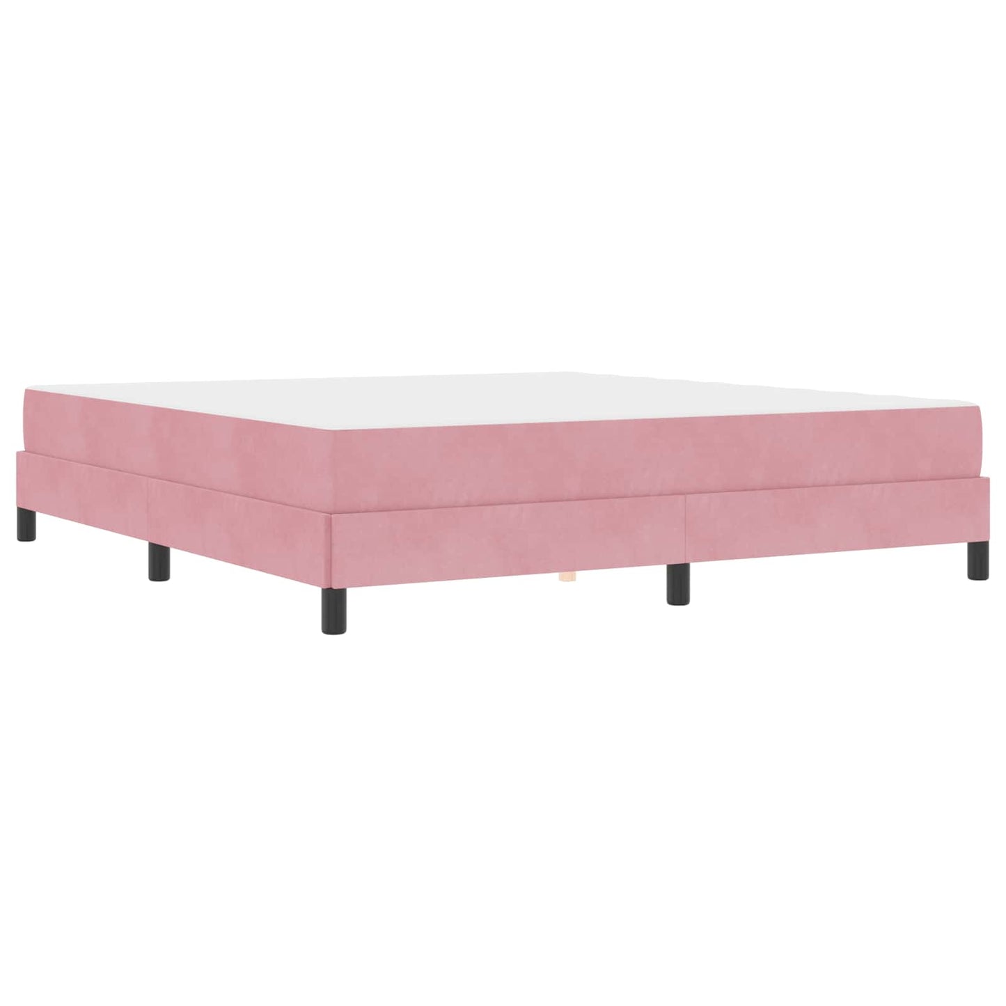 Boxspringbed met matras Roze 180 x 200 cm Stof is nu te koop bij PeponiXL, paradijselijk wonen!