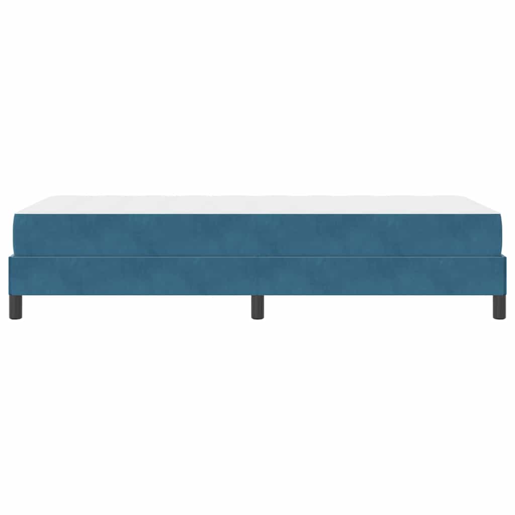 Boxspringbed met matras Donkerblauw 80 x 210 cm Stof is nu te koop bij PeponiXL, paradijselijk wonen!