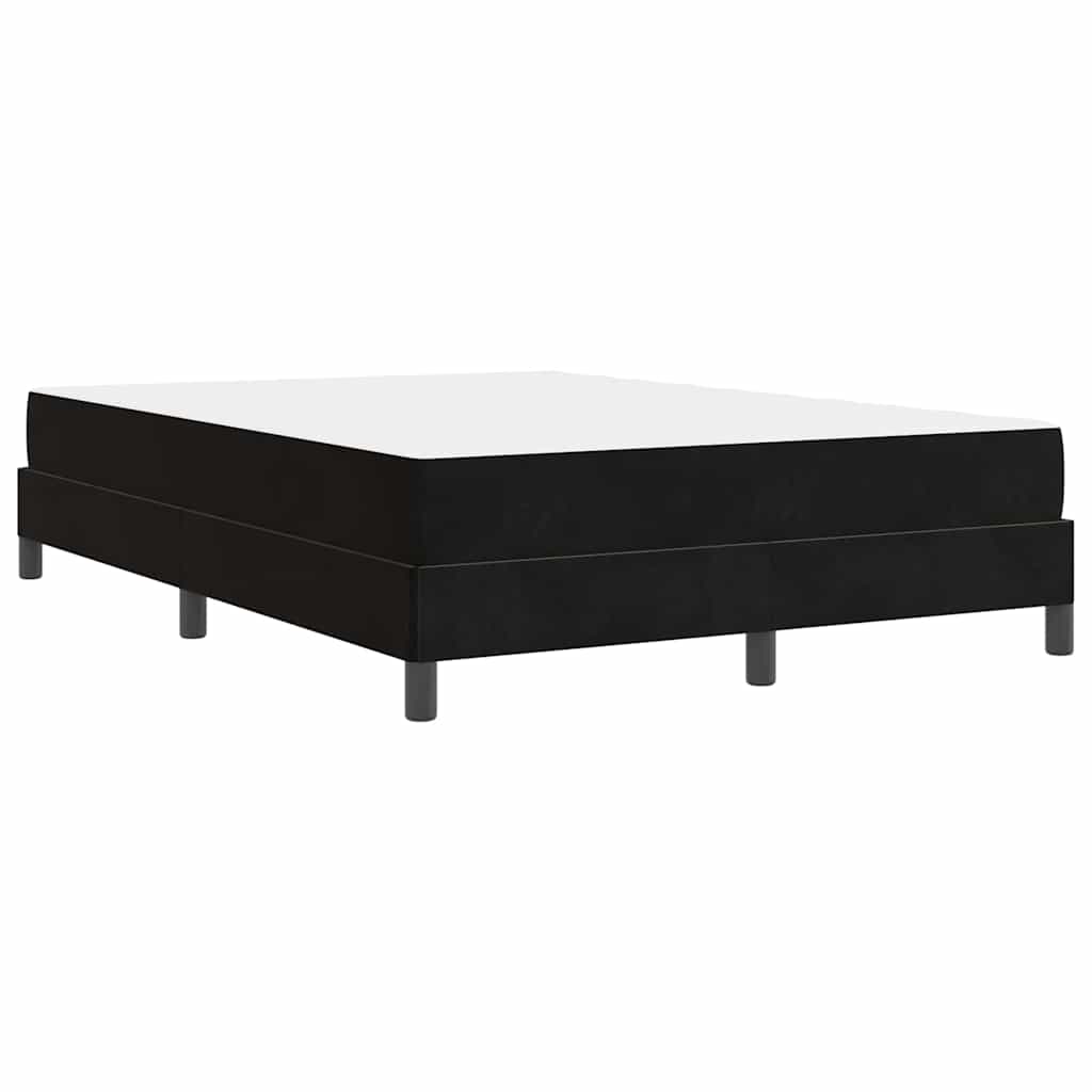 Boxspringbed met matras Zwart 160 x 210 cm Stof is nu te koop bij PeponiXL, paradijselijk wonen!