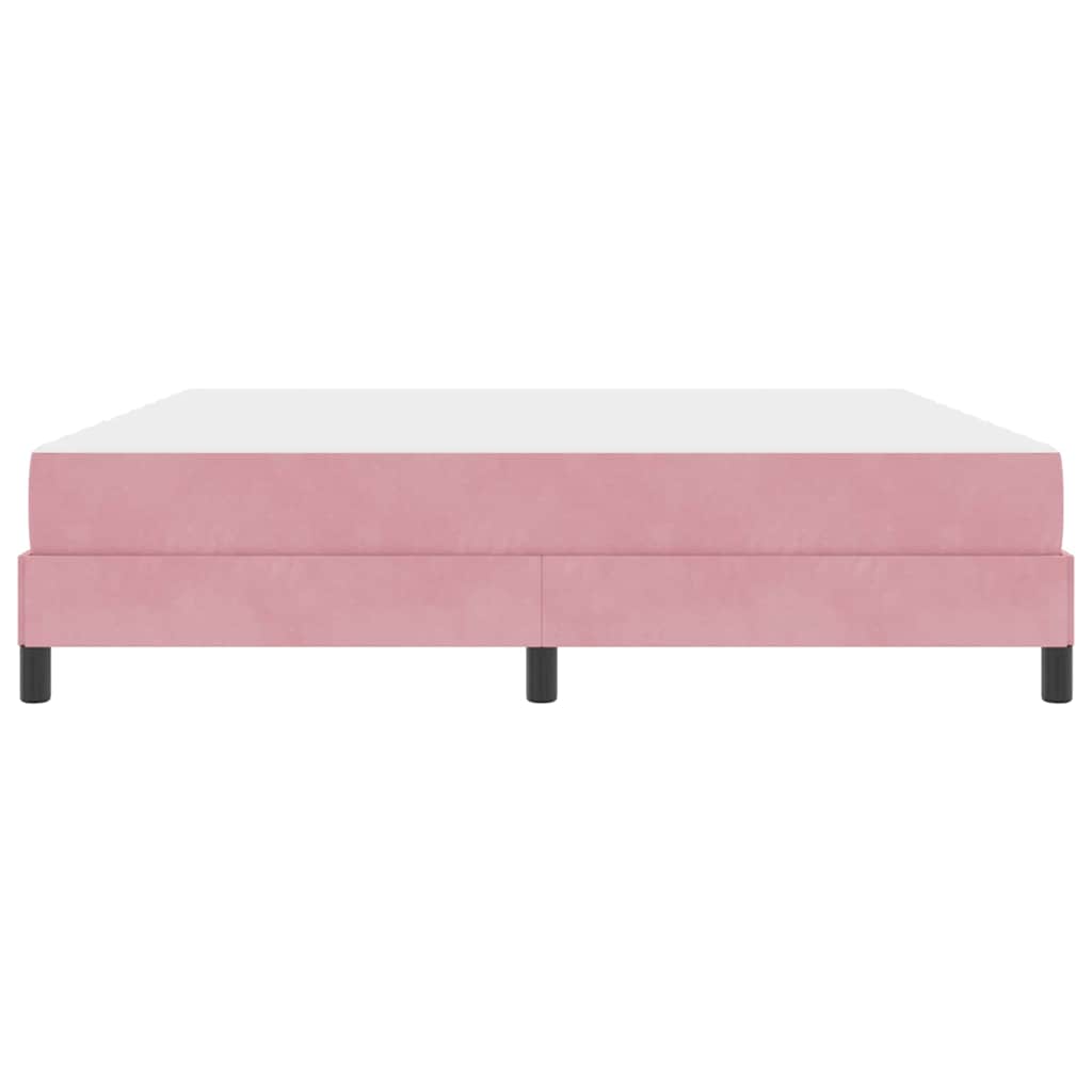Boxspringbed met matras Roze 180 x 210 cm Stof is nu te koop bij PeponiXL, paradijselijk wonen!