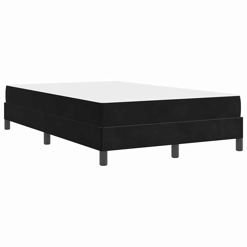 Boxspringbed met matras Zwart 120 x 220 cm Stof is nu te koop bij PeponiXL, paradijselijk wonen!