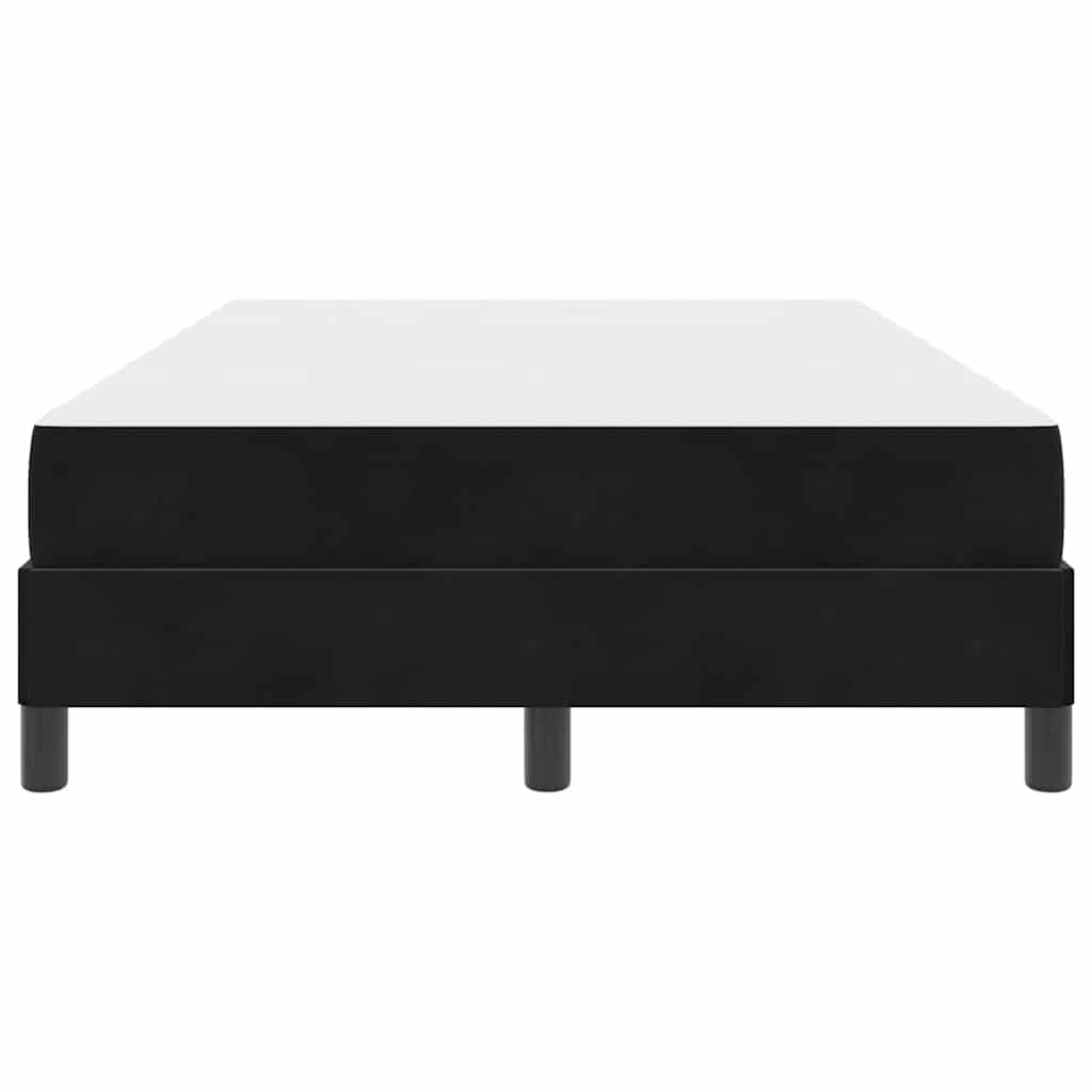 Boxspringbed met matras Zwart 120 x 220 cm Stof is nu te koop bij PeponiXL, paradijselijk wonen!