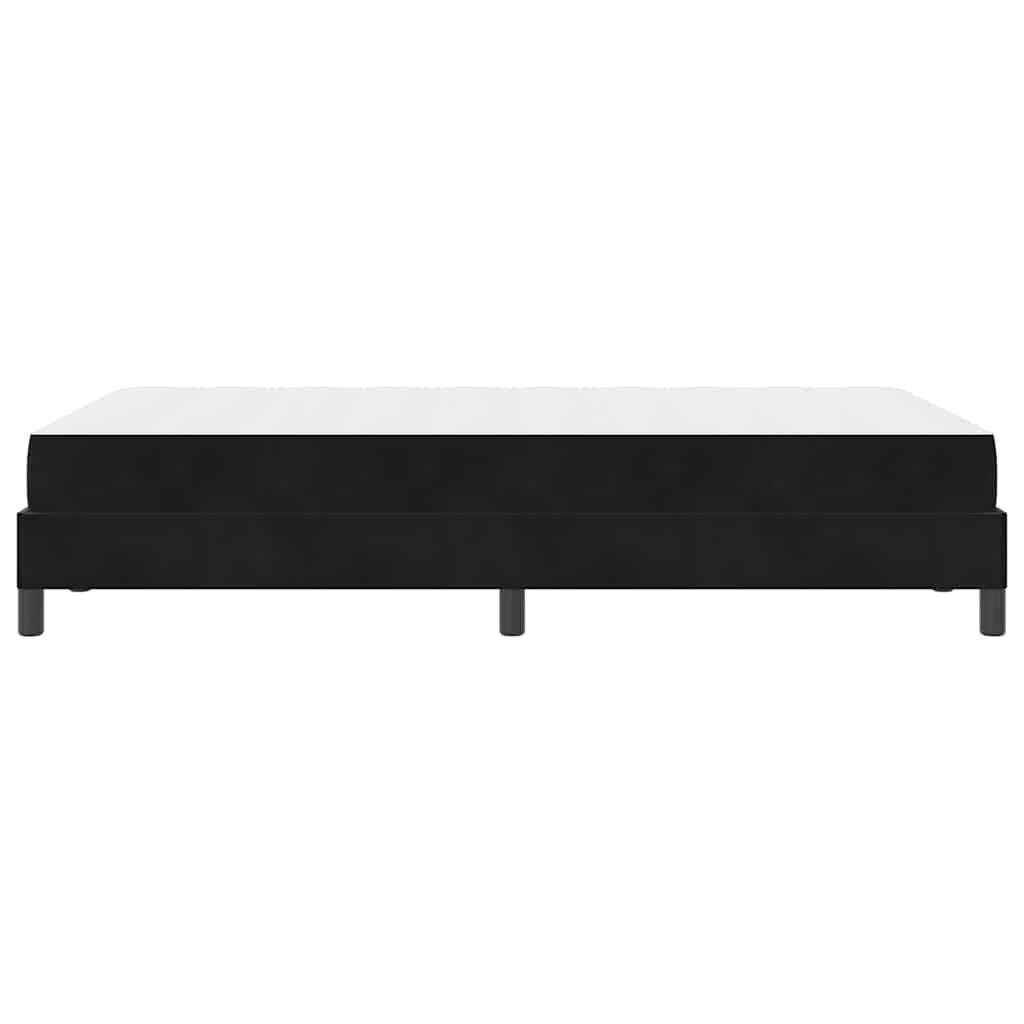 Boxspringbed met matras Zwart 120 x 220 cm Stof is nu te koop bij PeponiXL, paradijselijk wonen!