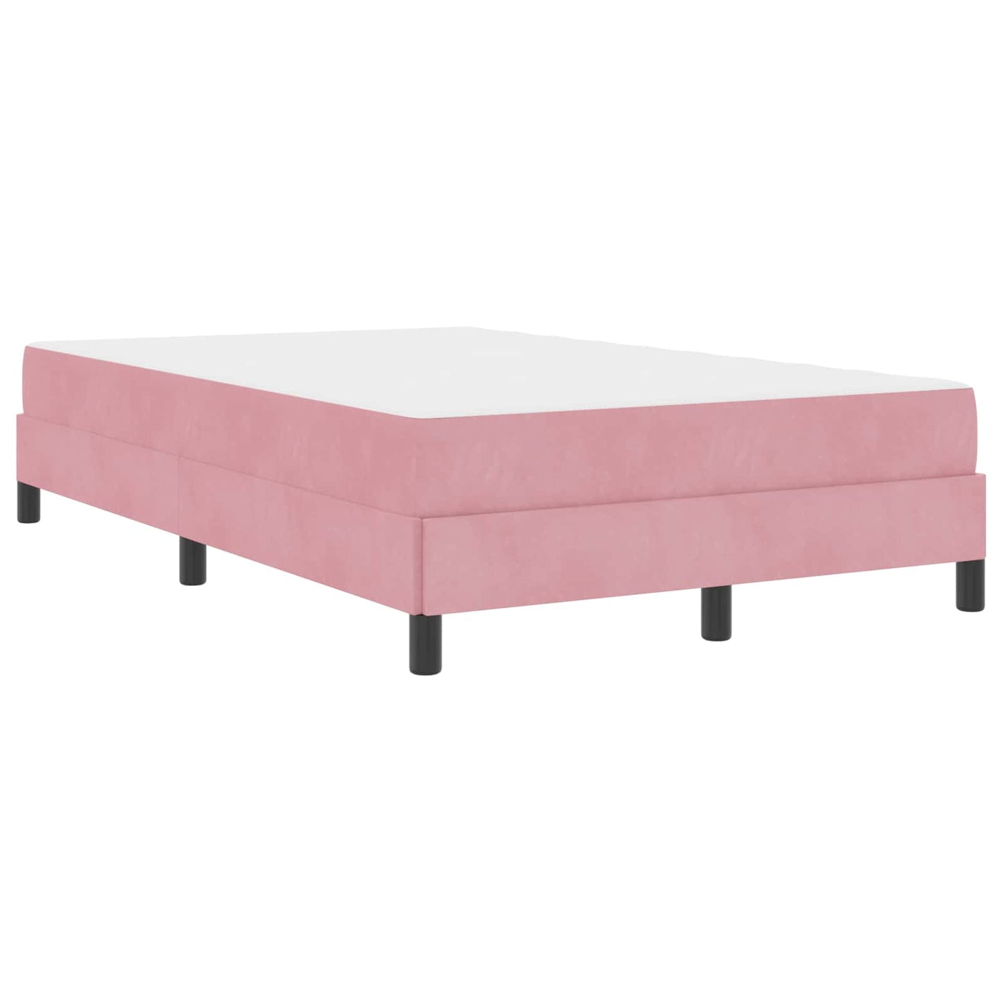 Boxspringbed met matras Roze 120 x 220 cm Stof