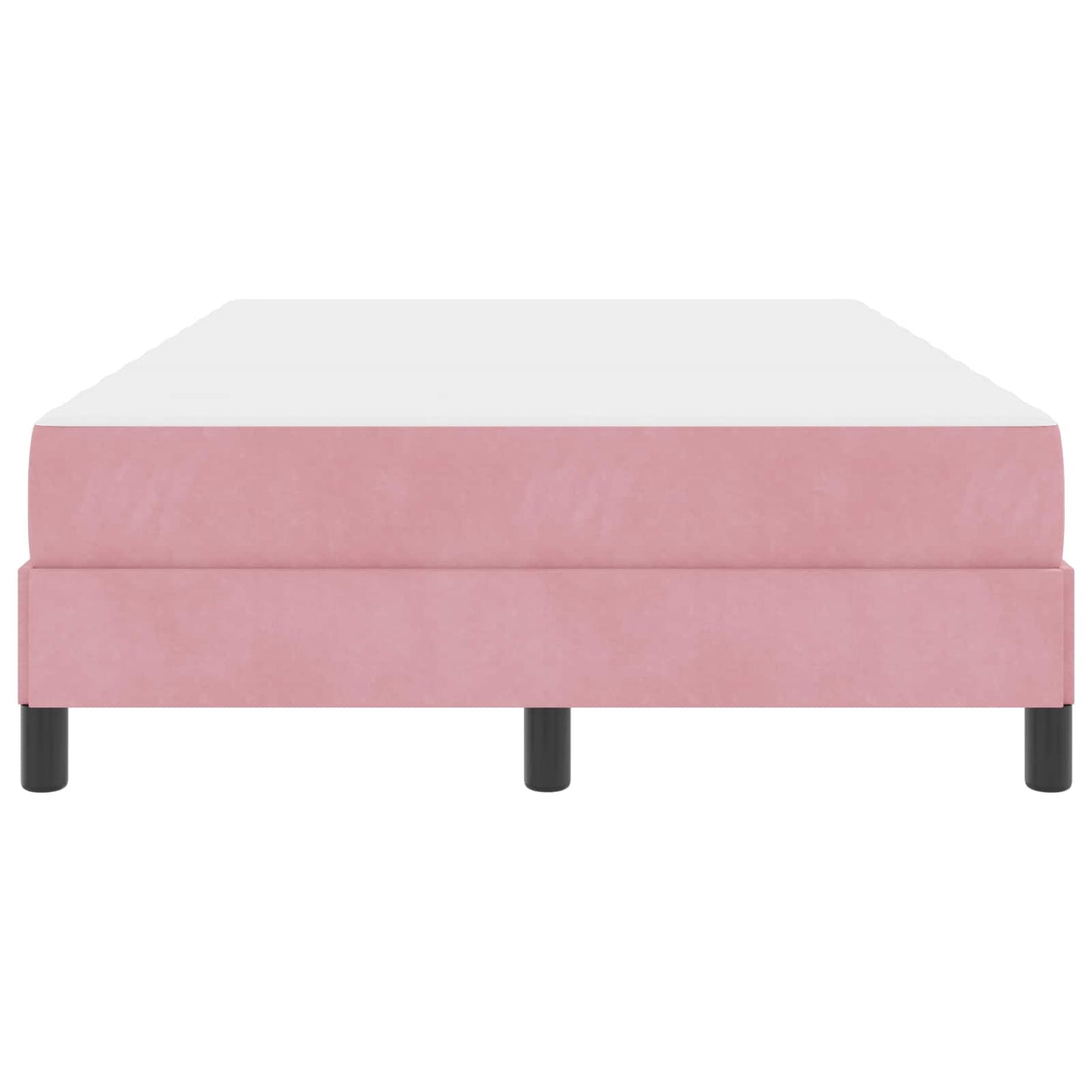 Boxspringbed met matras Roze 120 x 220 cm Stof