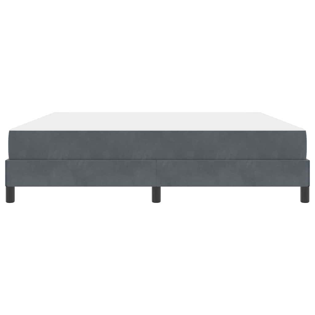 Boxspringbed met matras Donkergrijs 180 x 220 cm Stof is nu te koop bij PeponiXL, paradijselijk wonen!