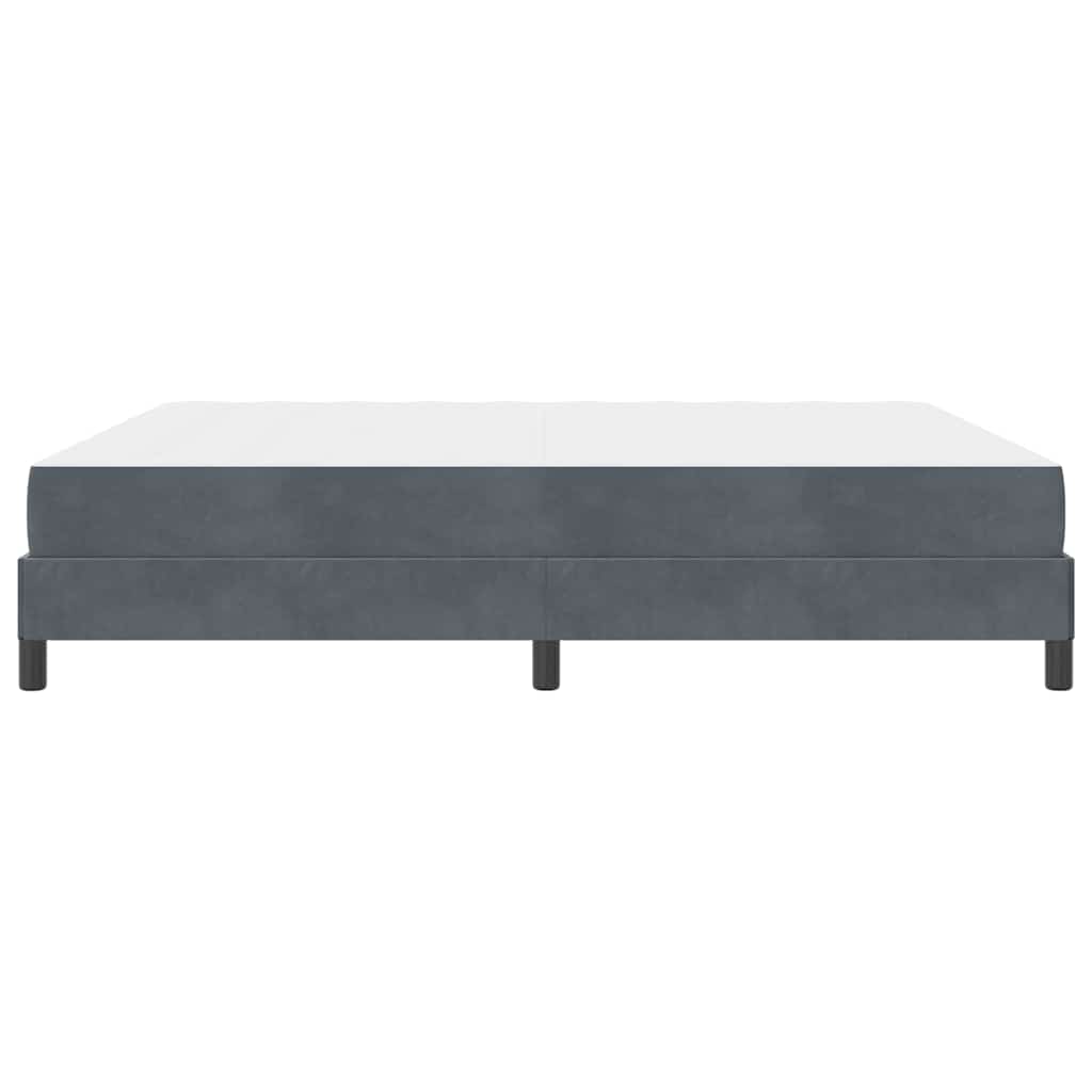 Boxspringbed met matras Donkergrijs 180 x 220 cm Stof is nu te koop bij PeponiXL, paradijselijk wonen!