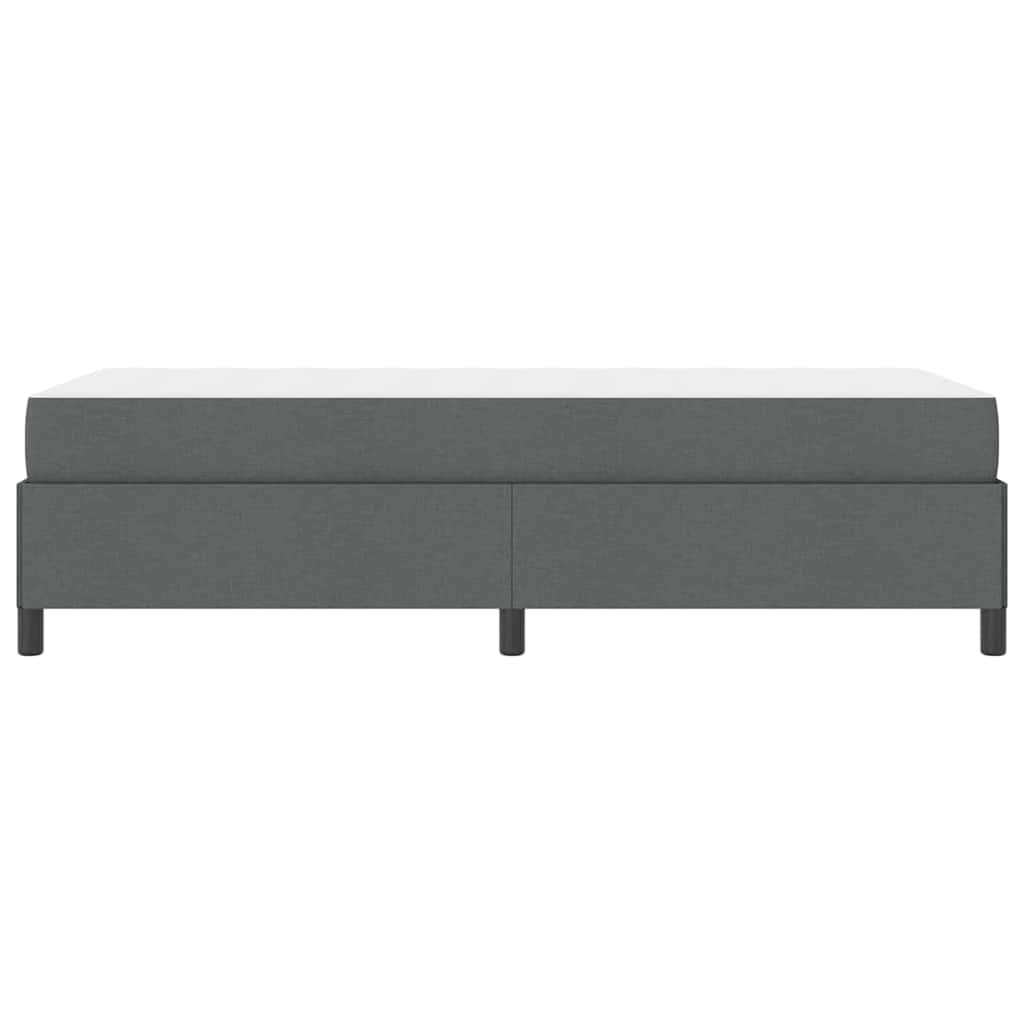 Boxspringbed Donkergrijs 80 x 200 cm Stof is nu te koop bij PeponiXL, paradijselijk wonen!