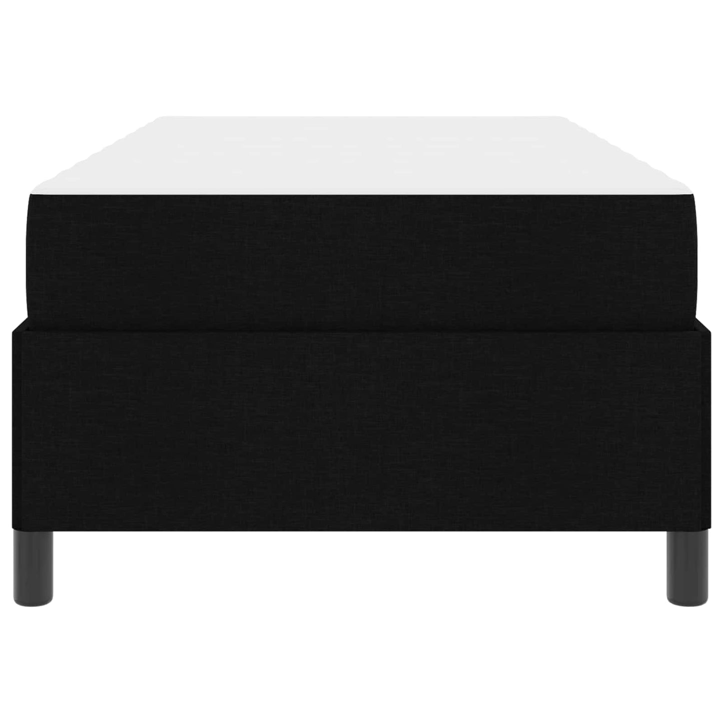 Boxspringbed met matras Zwart 90 x 190 cm Stof is nu te koop bij PeponiXL, paradijselijk wonen!