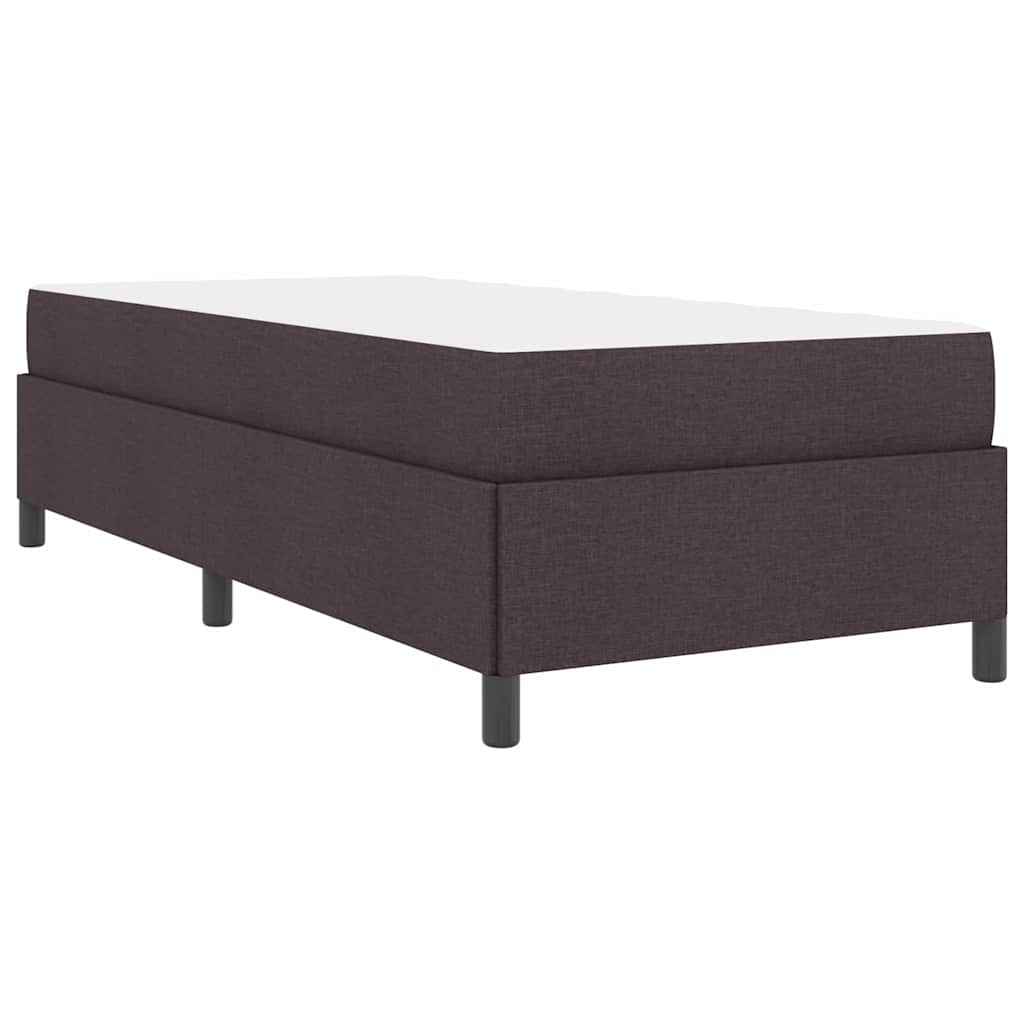 Boxspringbed Donkerbruin 90 x 200 cm Stof is nu te koop bij PeponiXL, paradijselijk wonen!