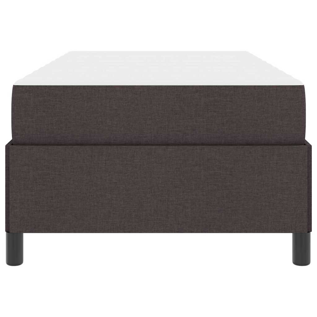 Boxspringbed Donkerbruin 90 x 200 cm Stof is nu te koop bij PeponiXL, paradijselijk wonen!