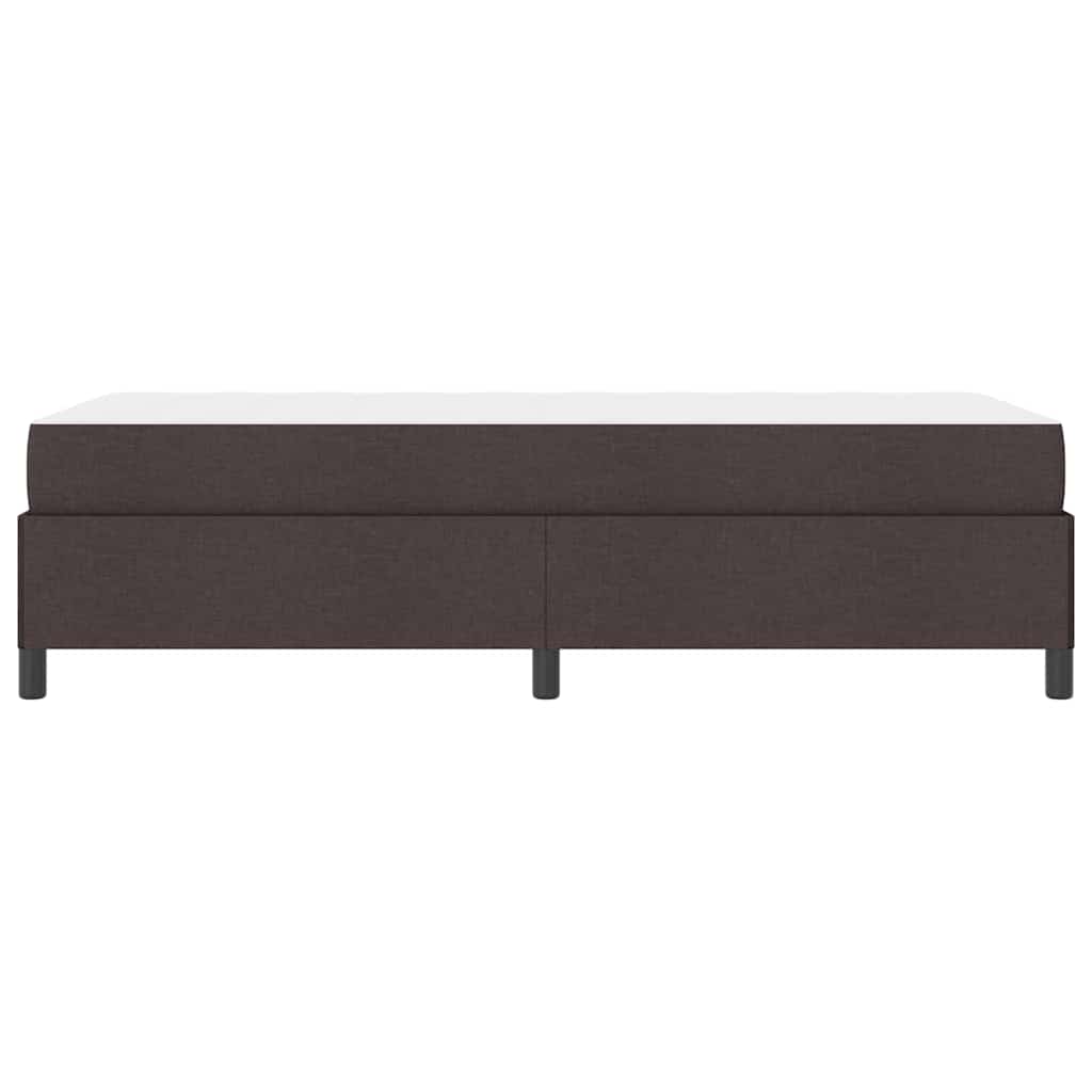 Boxspringbed Donkerbruin 90 x 200 cm Stof is nu te koop bij PeponiXL, paradijselijk wonen!