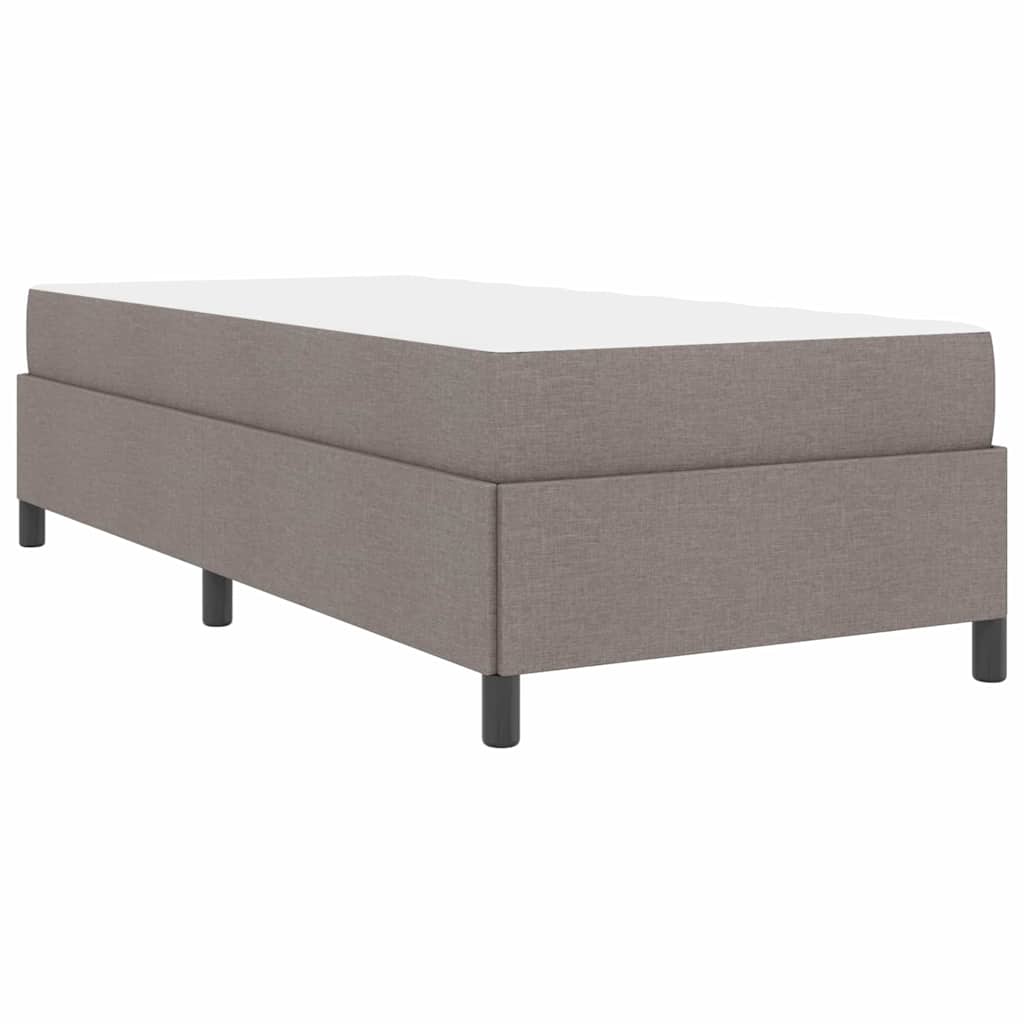 Boxspringbed Taupe 90 x 200 cm Stof is nu te koop bij PeponiXL, paradijselijk wonen!