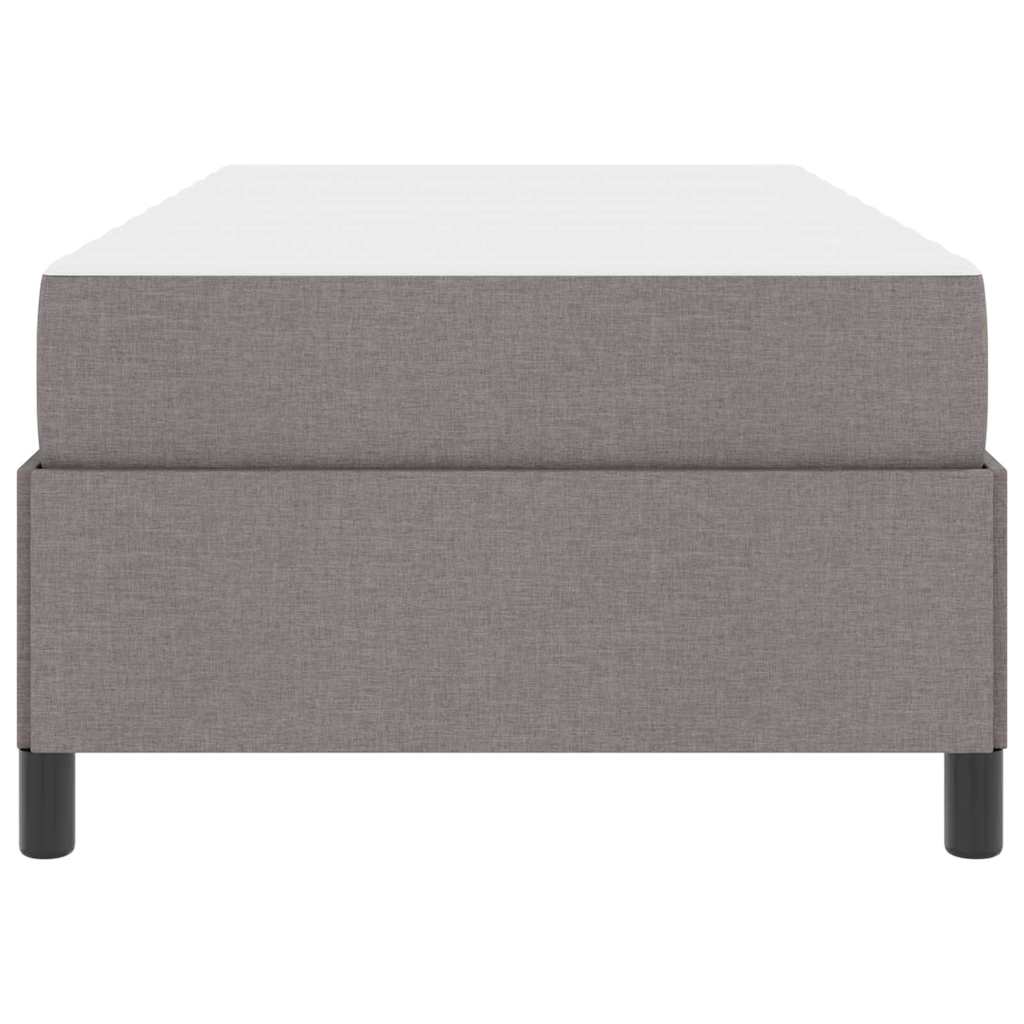 Boxspringbed Taupe 90 x 200 cm Stof is nu te koop bij PeponiXL, paradijselijk wonen!