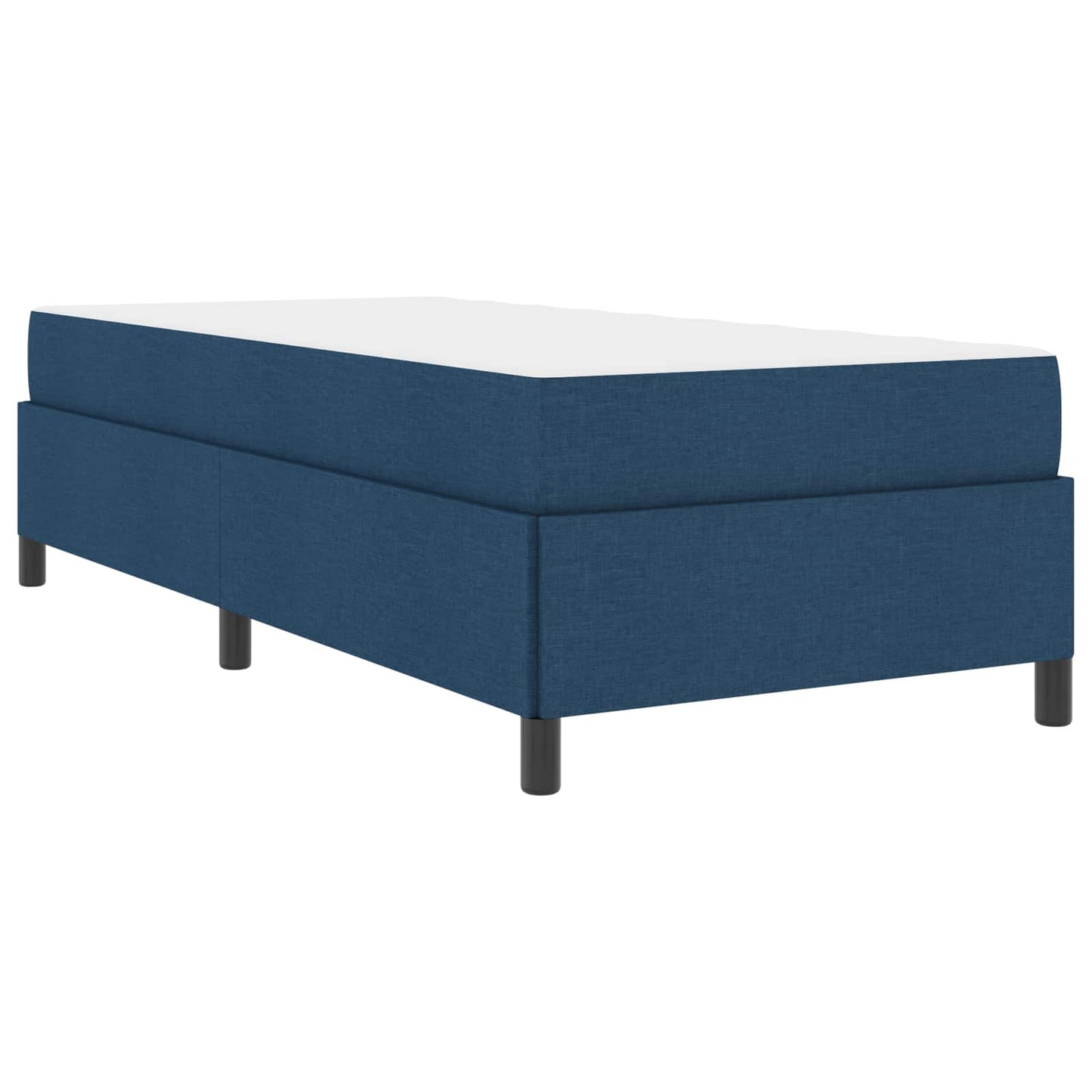 Boxspringbed Blauw 90 x 200 cm Stof is nu te koop bij PeponiXL, paradijselijk wonen!