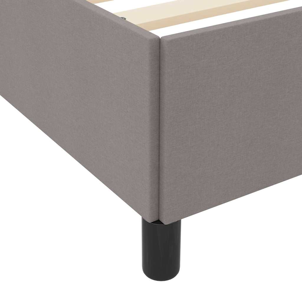 Boxspringbed Taupe 100 x 200 cm Stof is nu te koop bij PeponiXL, paradijselijk wonen!