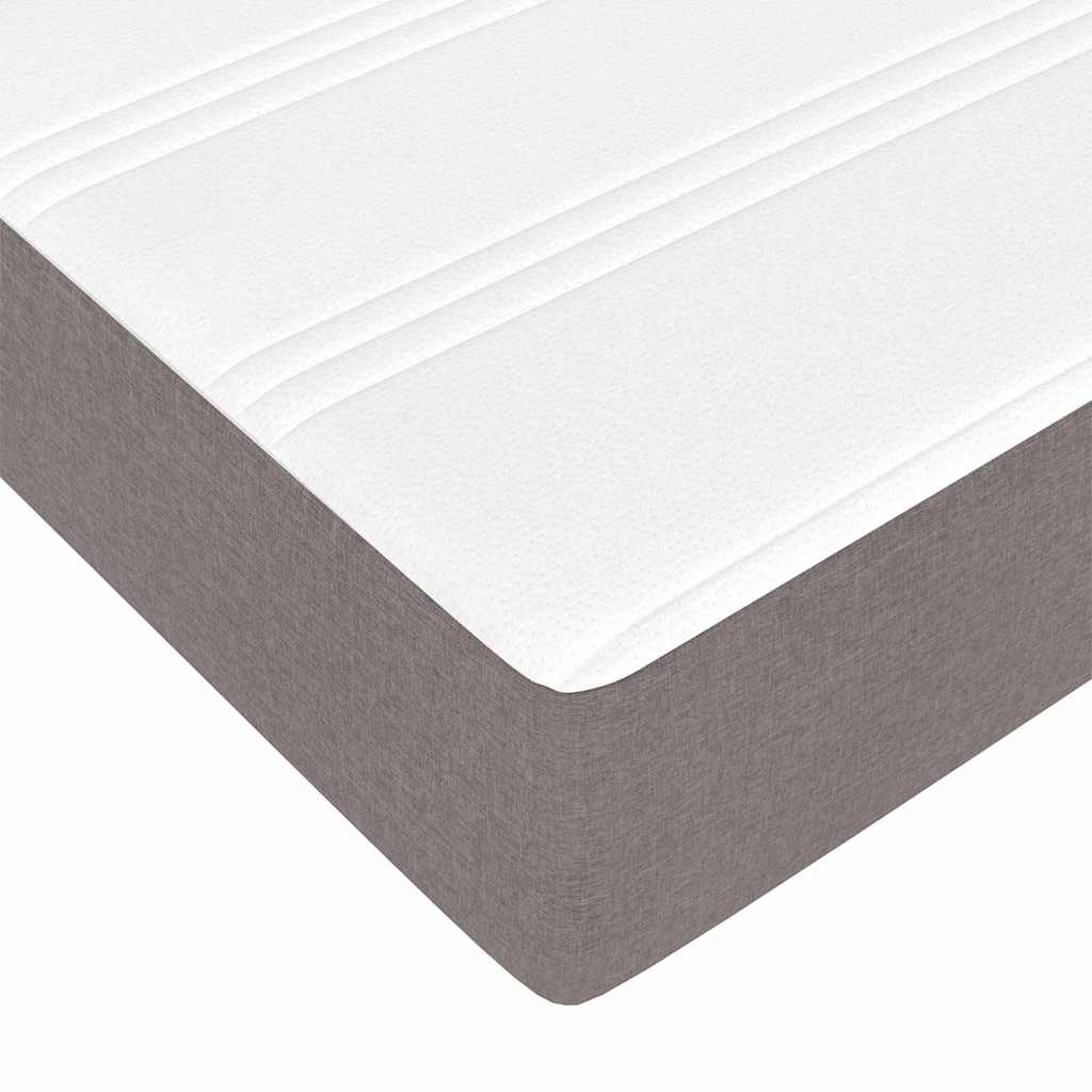 Boxspringbed Taupe 100 x 200 cm Stof is nu te koop bij PeponiXL, paradijselijk wonen!