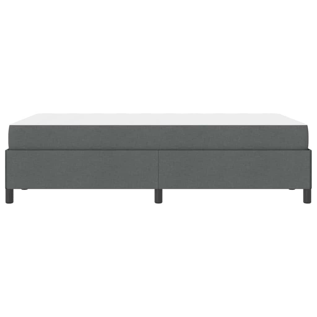 Boxspringbed Donkergrijs 120 x 190 cm Stof is nu te koop bij PeponiXL, paradijselijk wonen!