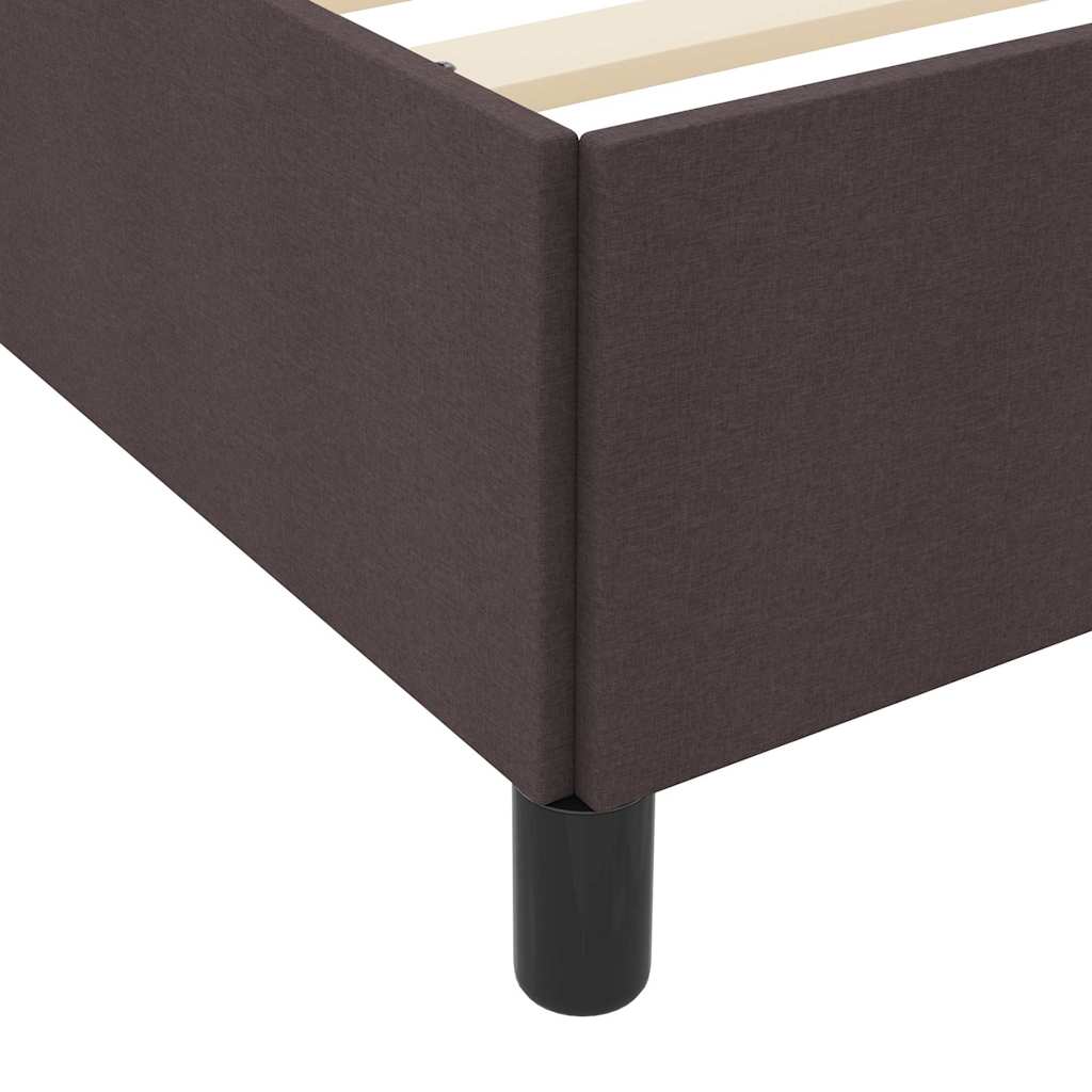 Boxspringbed Donkerbruin 120 x 190 cm Stof is nu te koop bij PeponiXL, paradijselijk wonen!