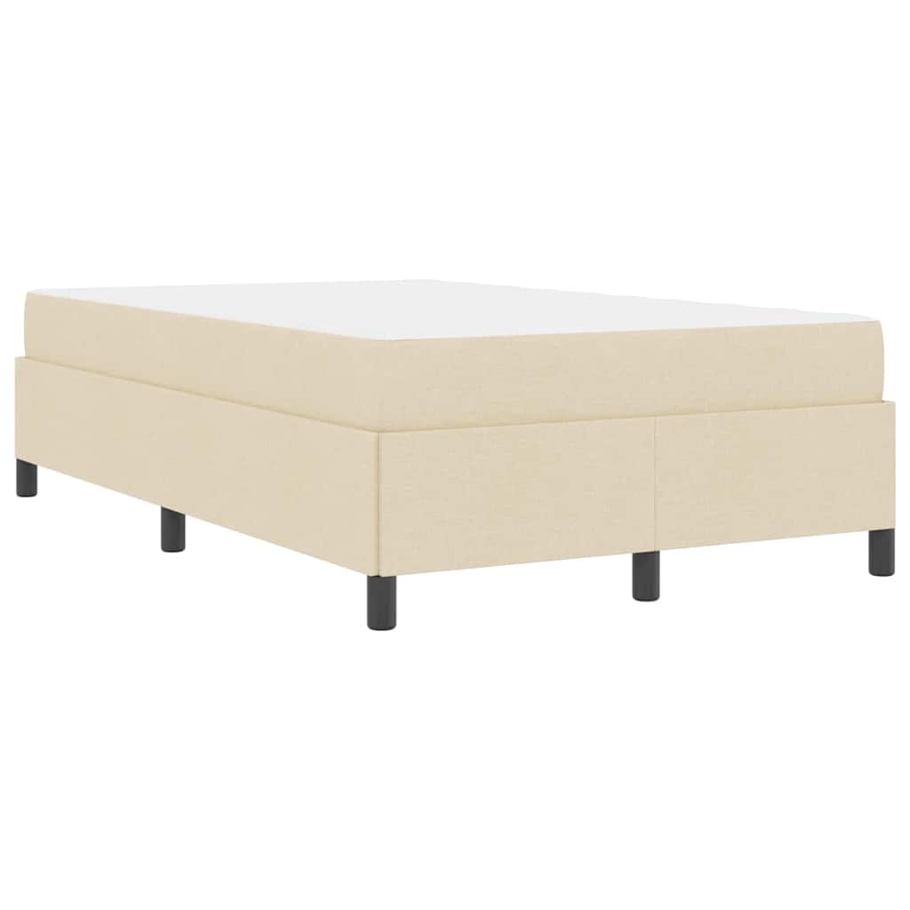 Boxspringbed Crème 120 x 190 cm Stof is nu te koop bij PeponiXL, paradijselijk wonen!