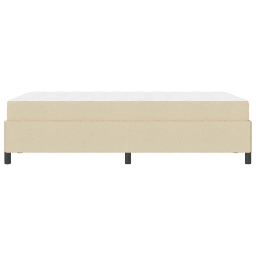 Boxspringbed Crème 120 x 190 cm Stof is nu te koop bij PeponiXL, paradijselijk wonen!