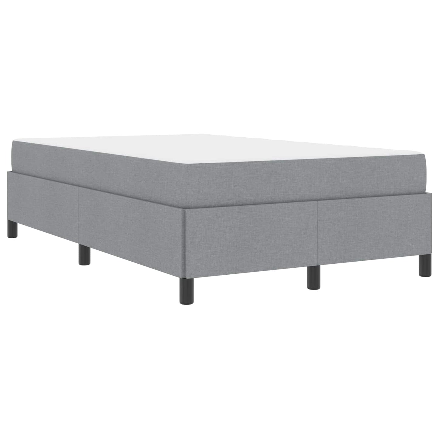 Boxspringbed Lichtgrijs 120 x 200 cm Stof is nu te koop bij PeponiXL, paradijselijk wonen!