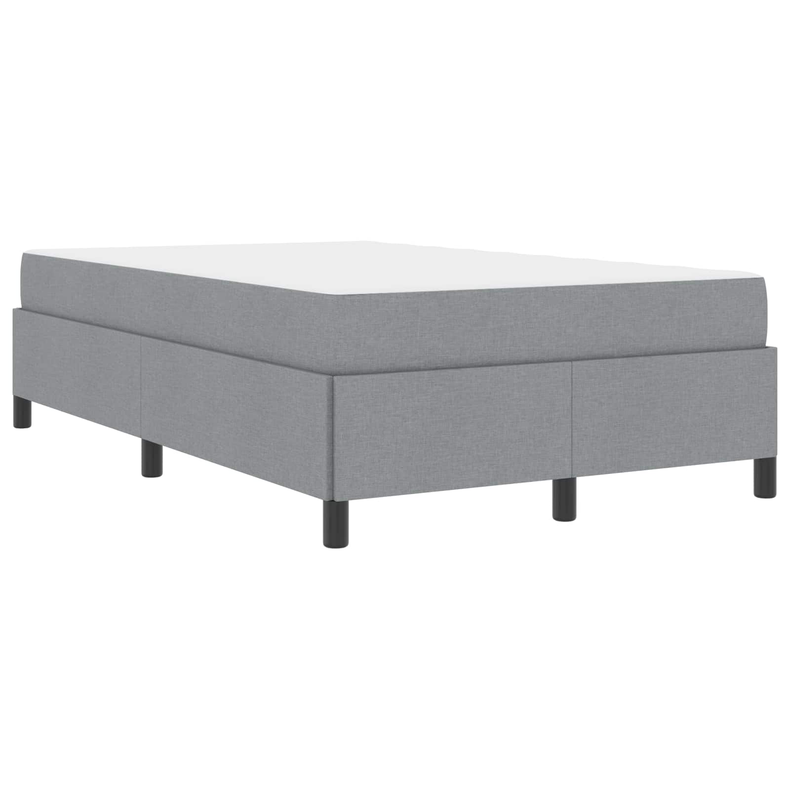 Boxspringbed Lichtgrijs 120 x 200 cm Stof is nu te koop bij PeponiXL, paradijselijk wonen!