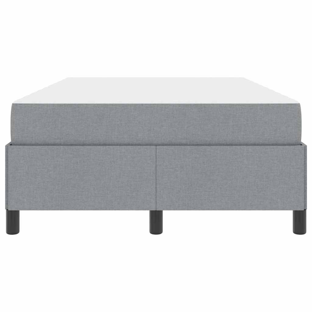 Boxspringbed Lichtgrijs 120 x 200 cm Stof is nu te koop bij PeponiXL, paradijselijk wonen!