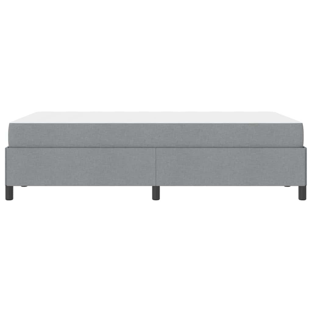 Boxspringbed Lichtgrijs 120 x 200 cm Stof is nu te koop bij PeponiXL, paradijselijk wonen!