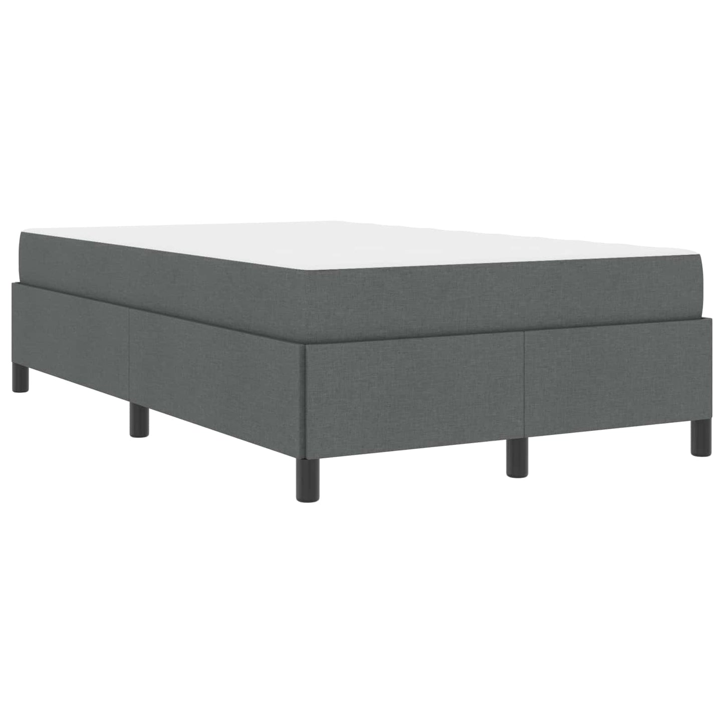 Boxspringbed Donkergrijs 120 x 200 cm Stof is nu te koop bij PeponiXL, paradijselijk wonen!