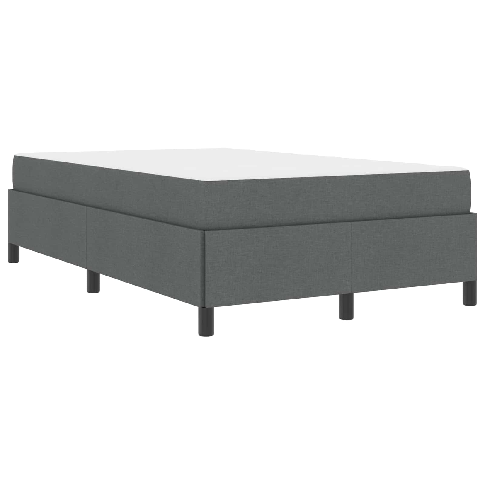 Boxspringbed Donkergrijs 120 x 200 cm Stof is nu te koop bij PeponiXL, paradijselijk wonen!