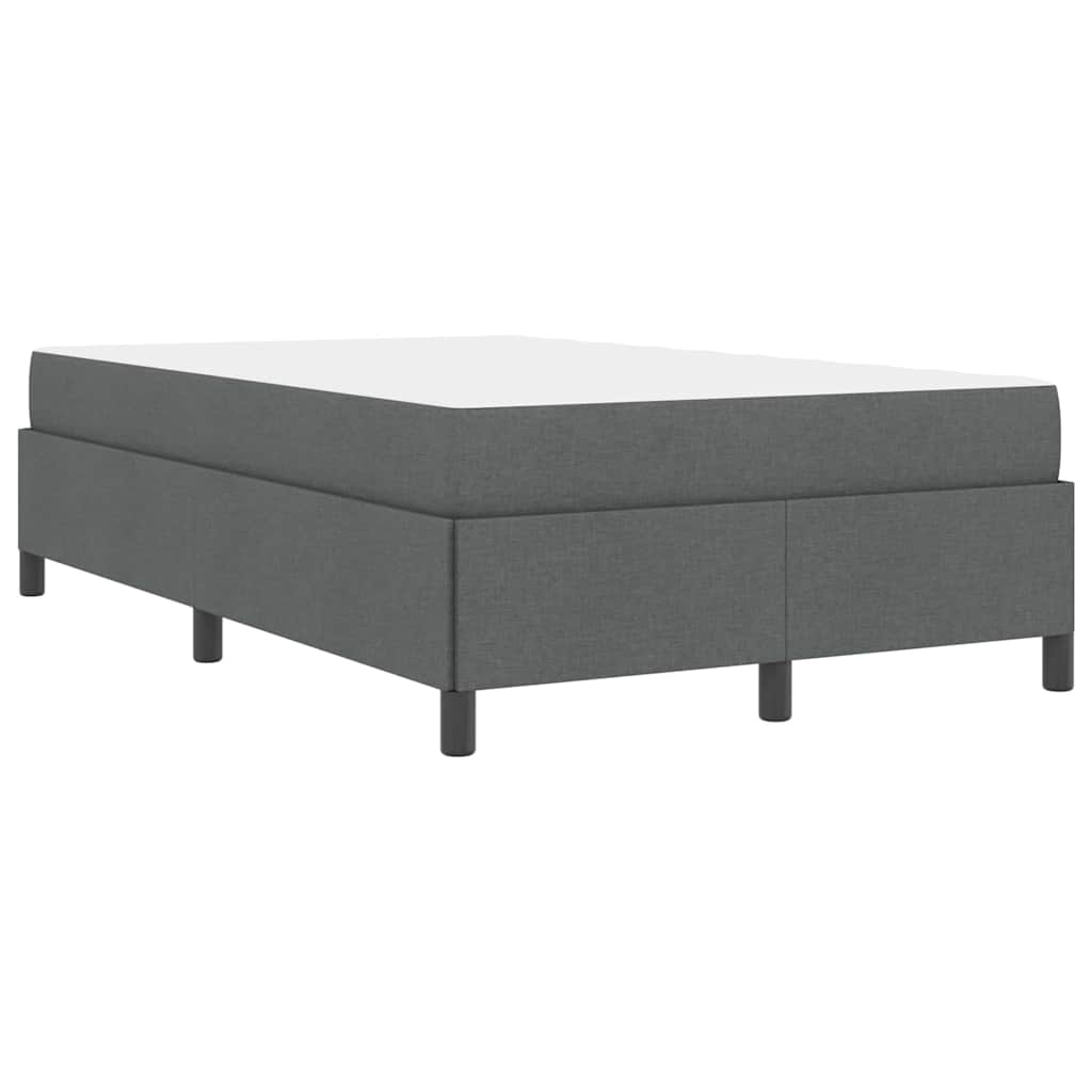Boxspringbed Donkergrijs 120 x 200 cm Stof is nu te koop bij PeponiXL, paradijselijk wonen!