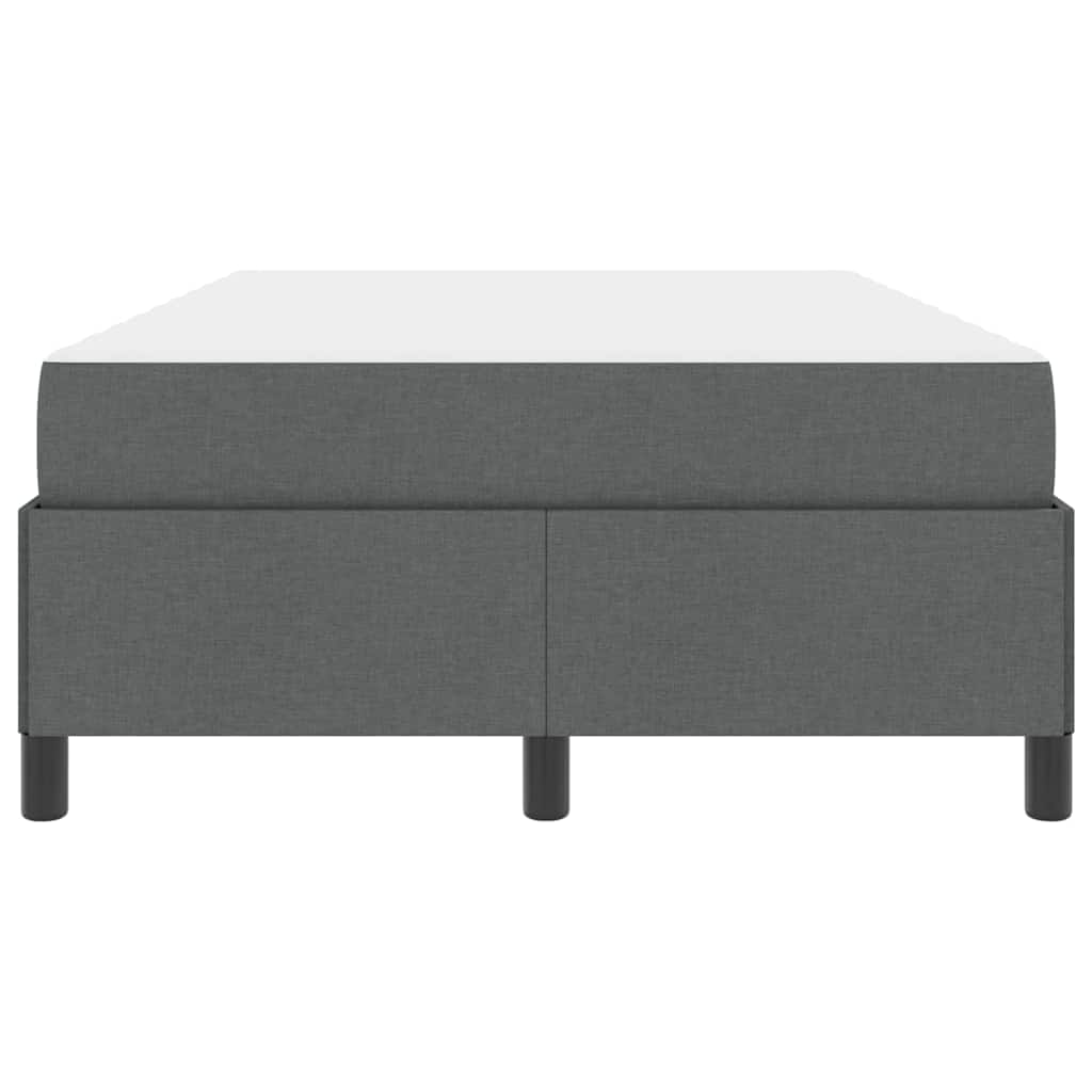 Boxspringbed Donkergrijs 120 x 200 cm Stof is nu te koop bij PeponiXL, paradijselijk wonen!