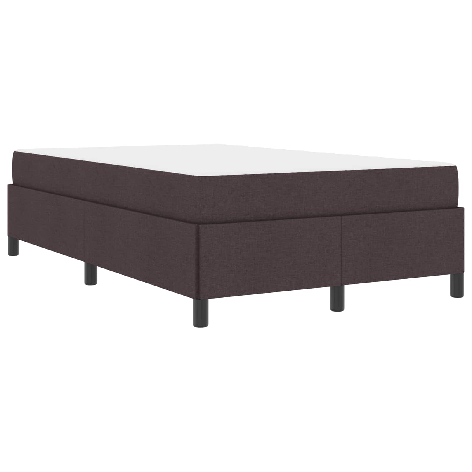 Boxspringbed Donkerbruin 120 x 200 cm Stof is nu te koop bij PeponiXL, paradijselijk wonen!